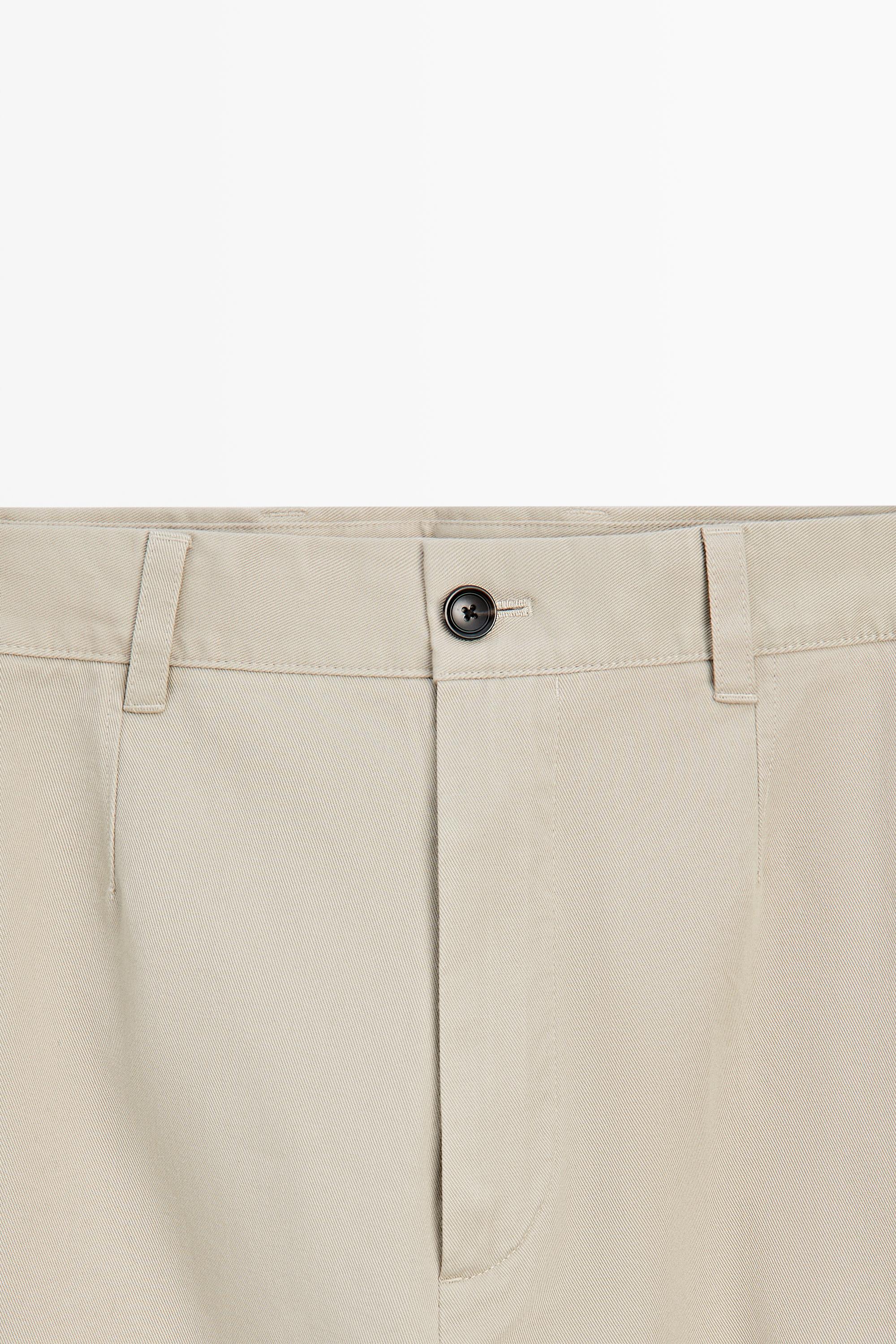 Barrel fit pants — BEIGE