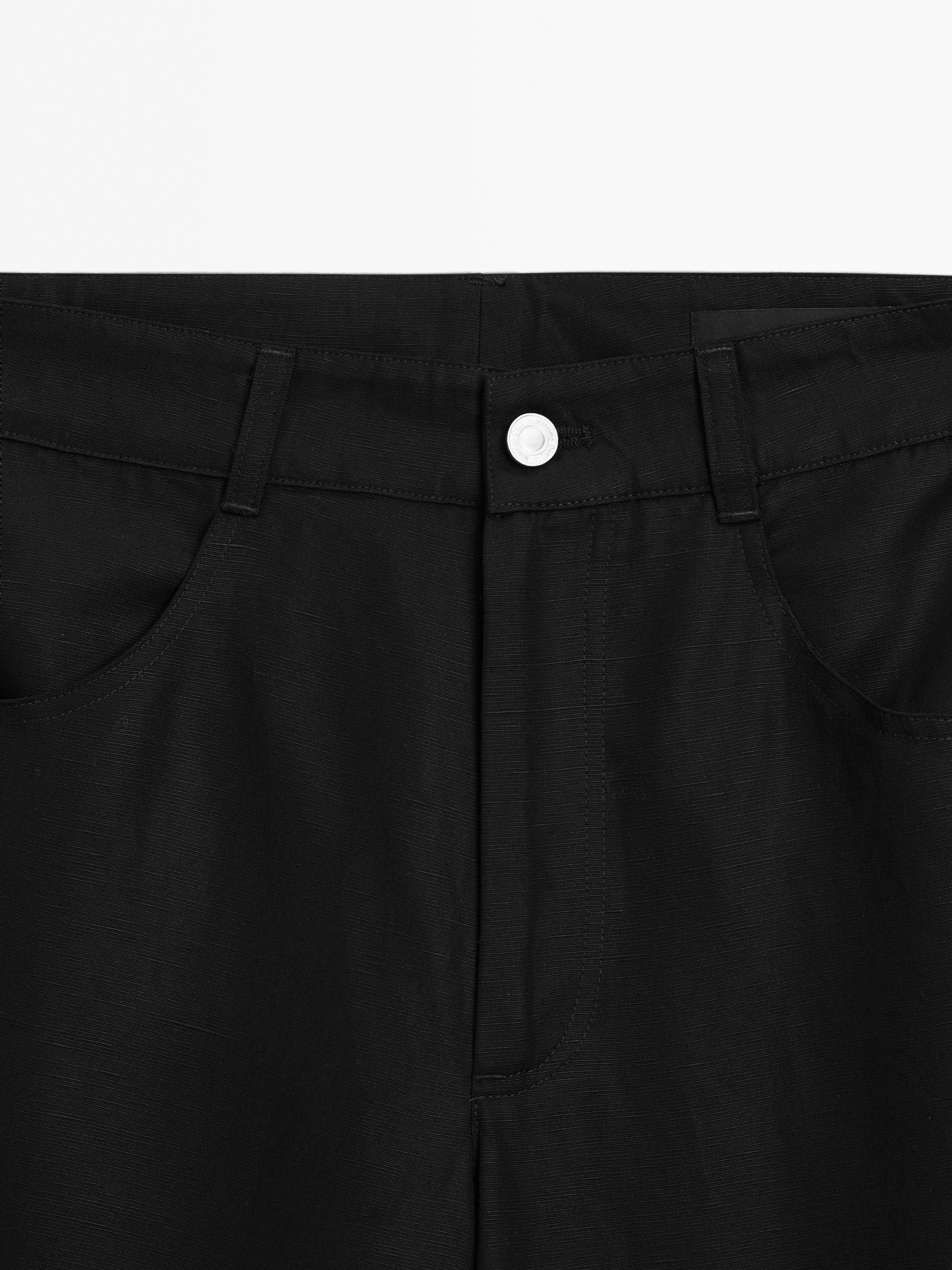 Pantalon palazzo lyocell