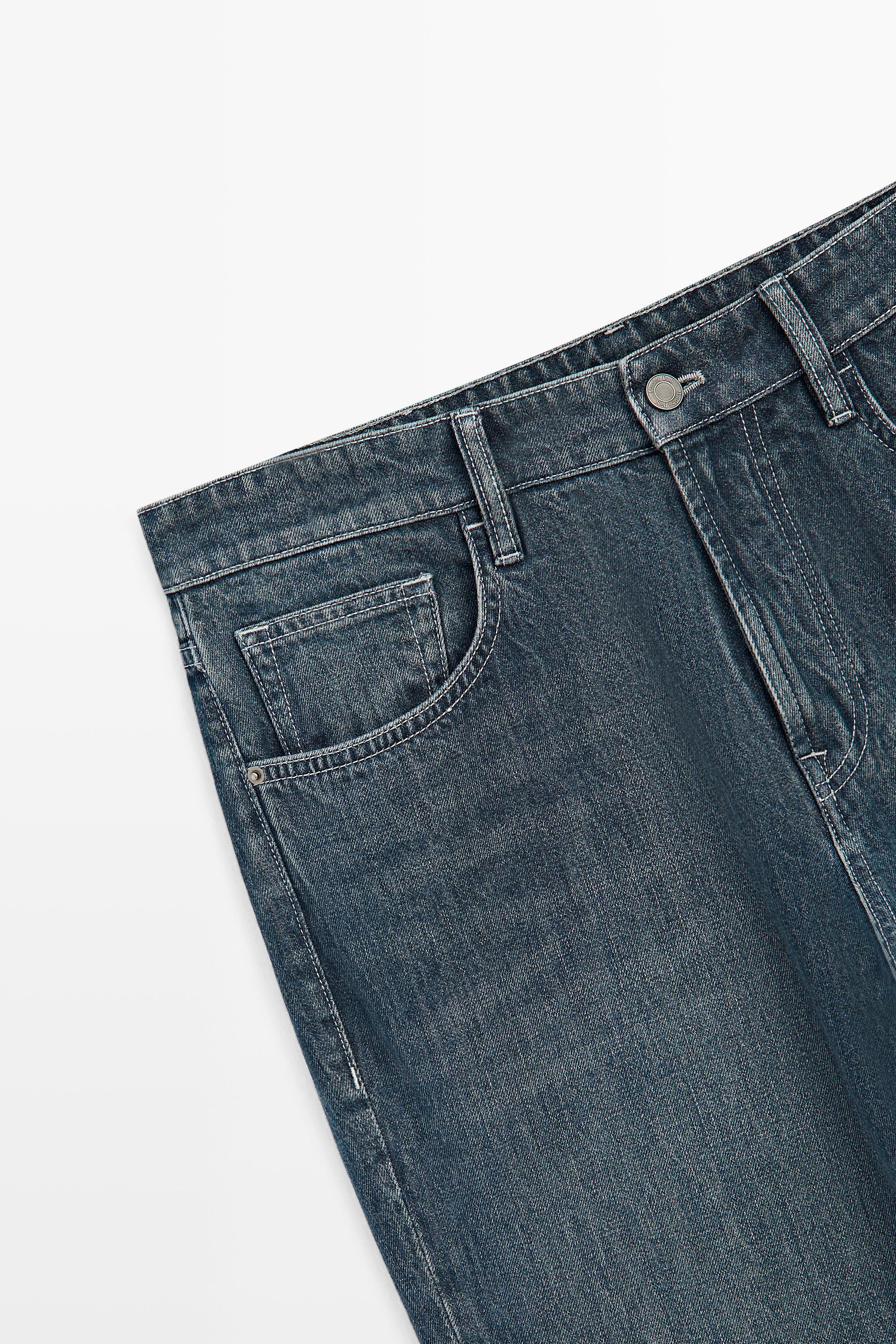 Tapered fit jeans — FADED BLUE