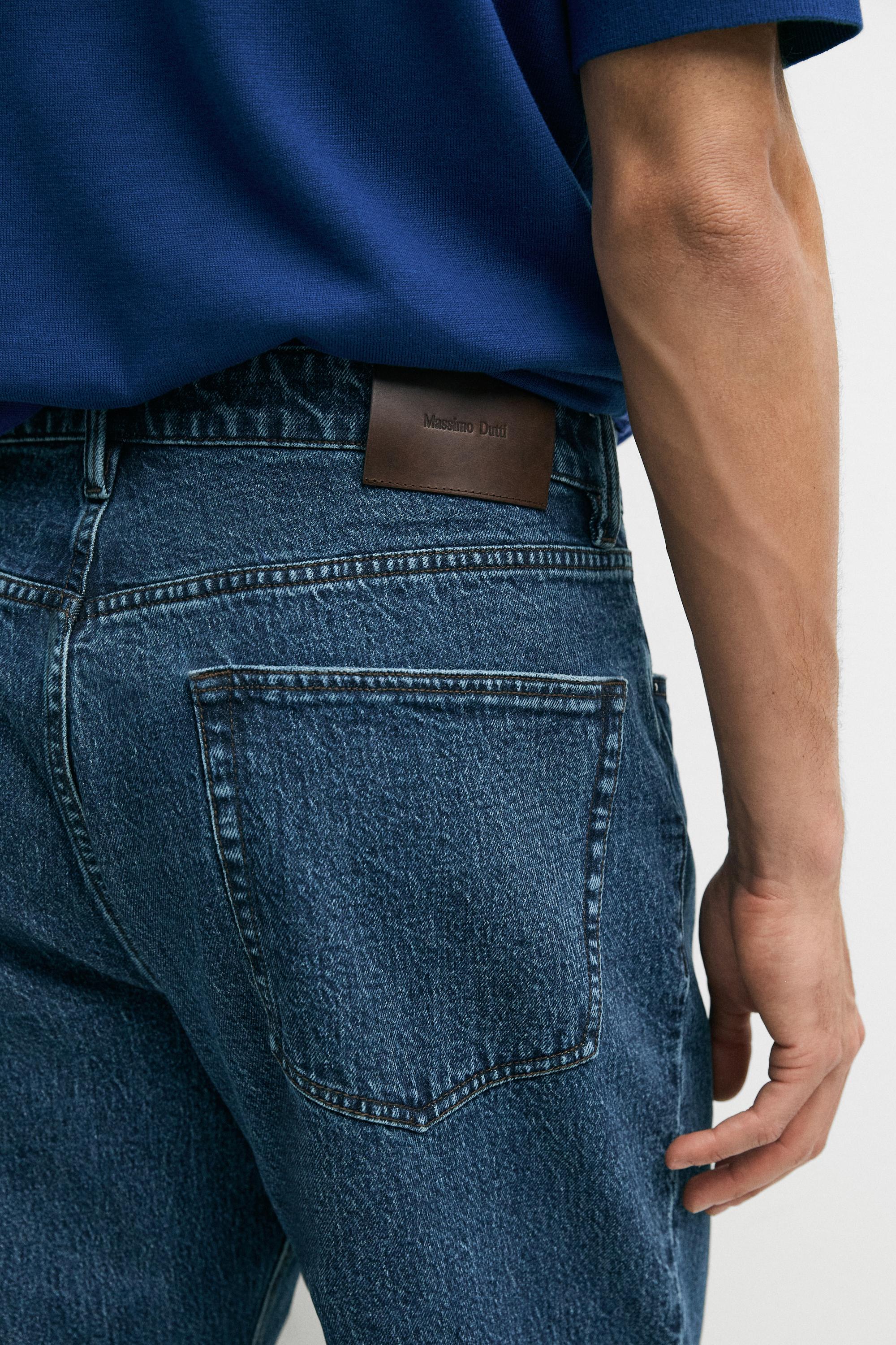 Tapered fit jeans — DEEP BLUE