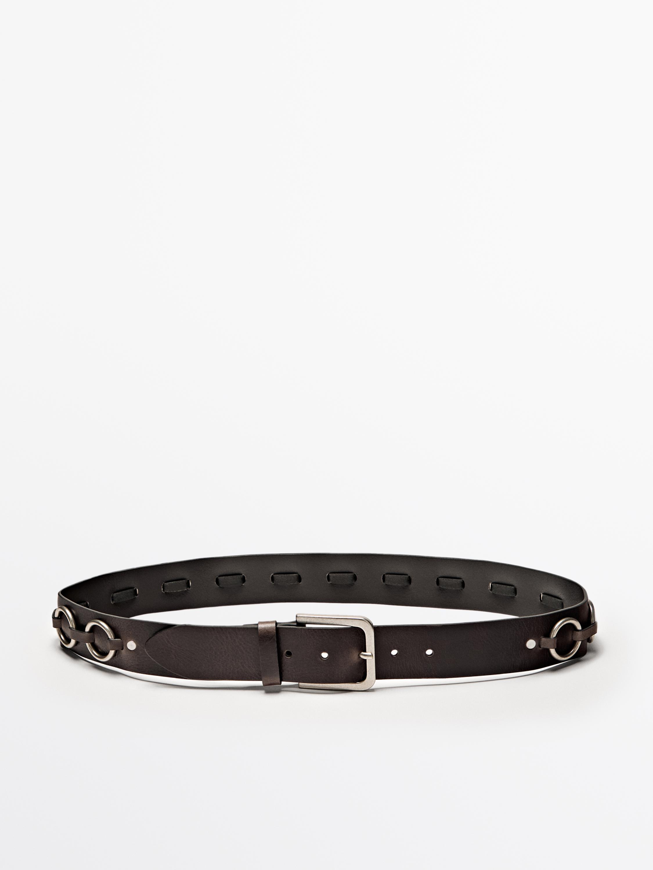 Boucle De Ceinture En Cuir Avec Anneaux En D Uqezagpa - Pour Outils De Plein Air Camping Randonnée - 7