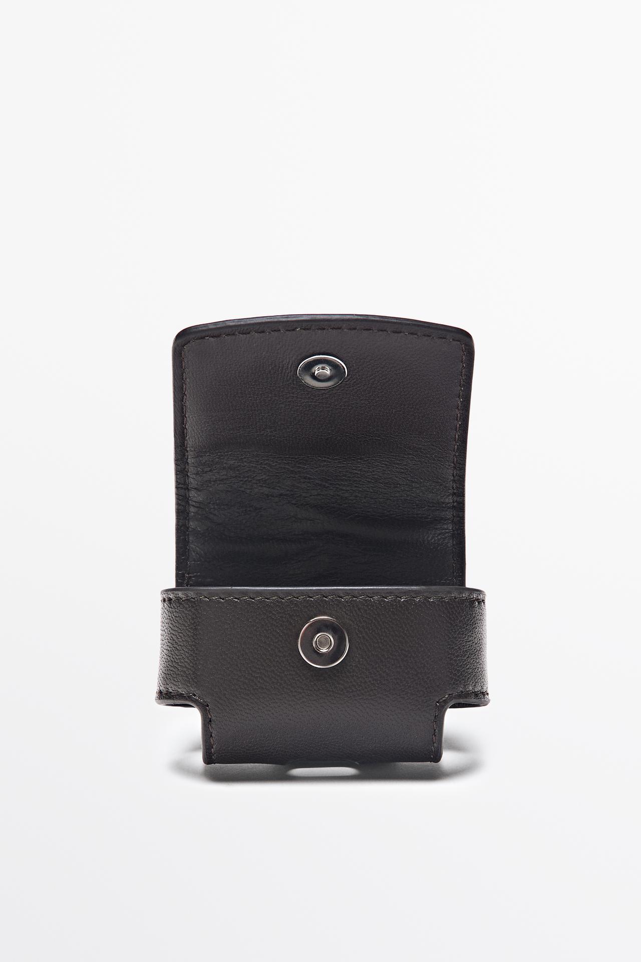 Nappa leather AirPods case — BROWN