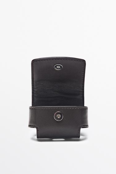 Nappa leather AirPods case — BROWN 5