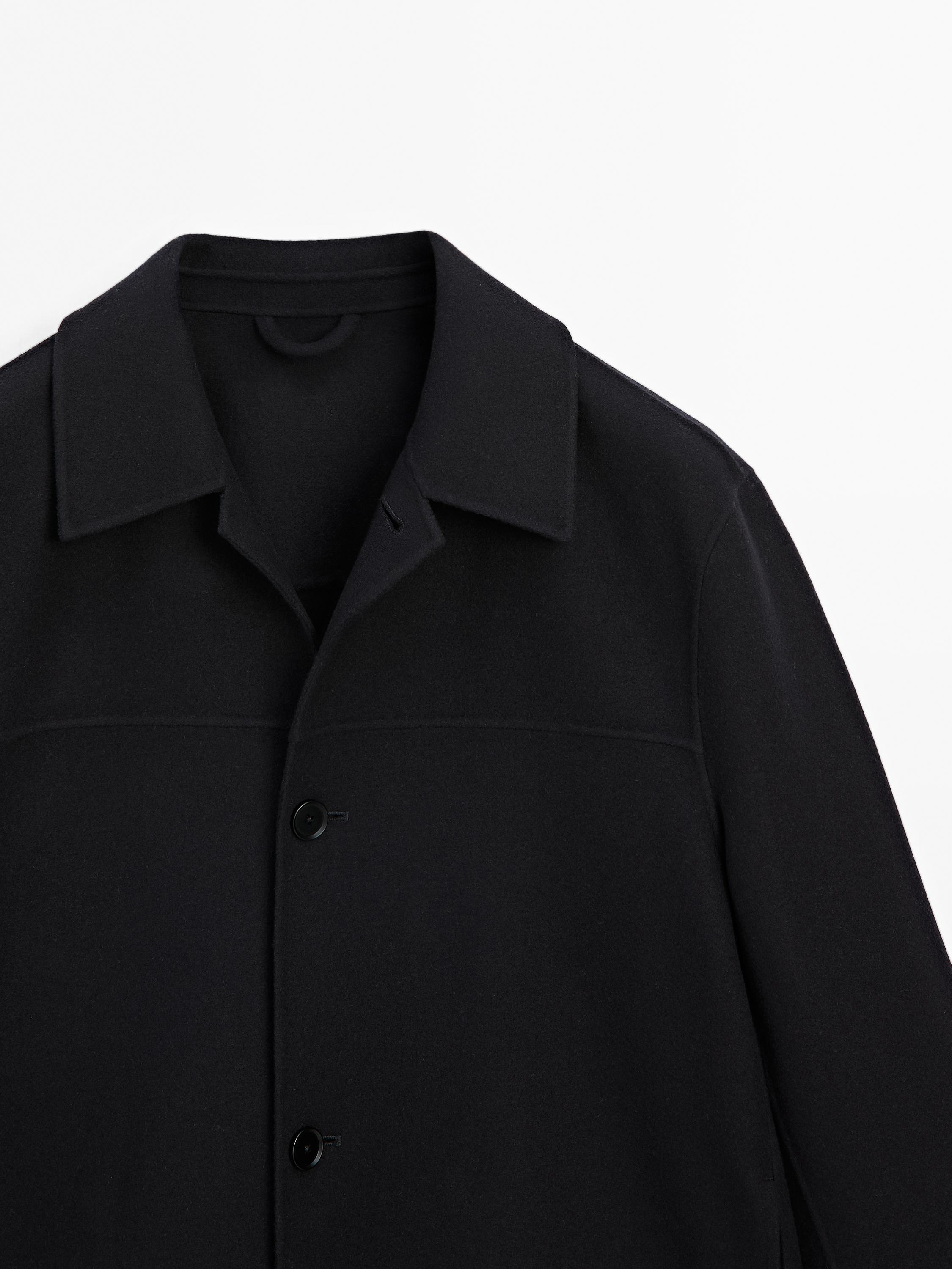 Double-layer wool jacket