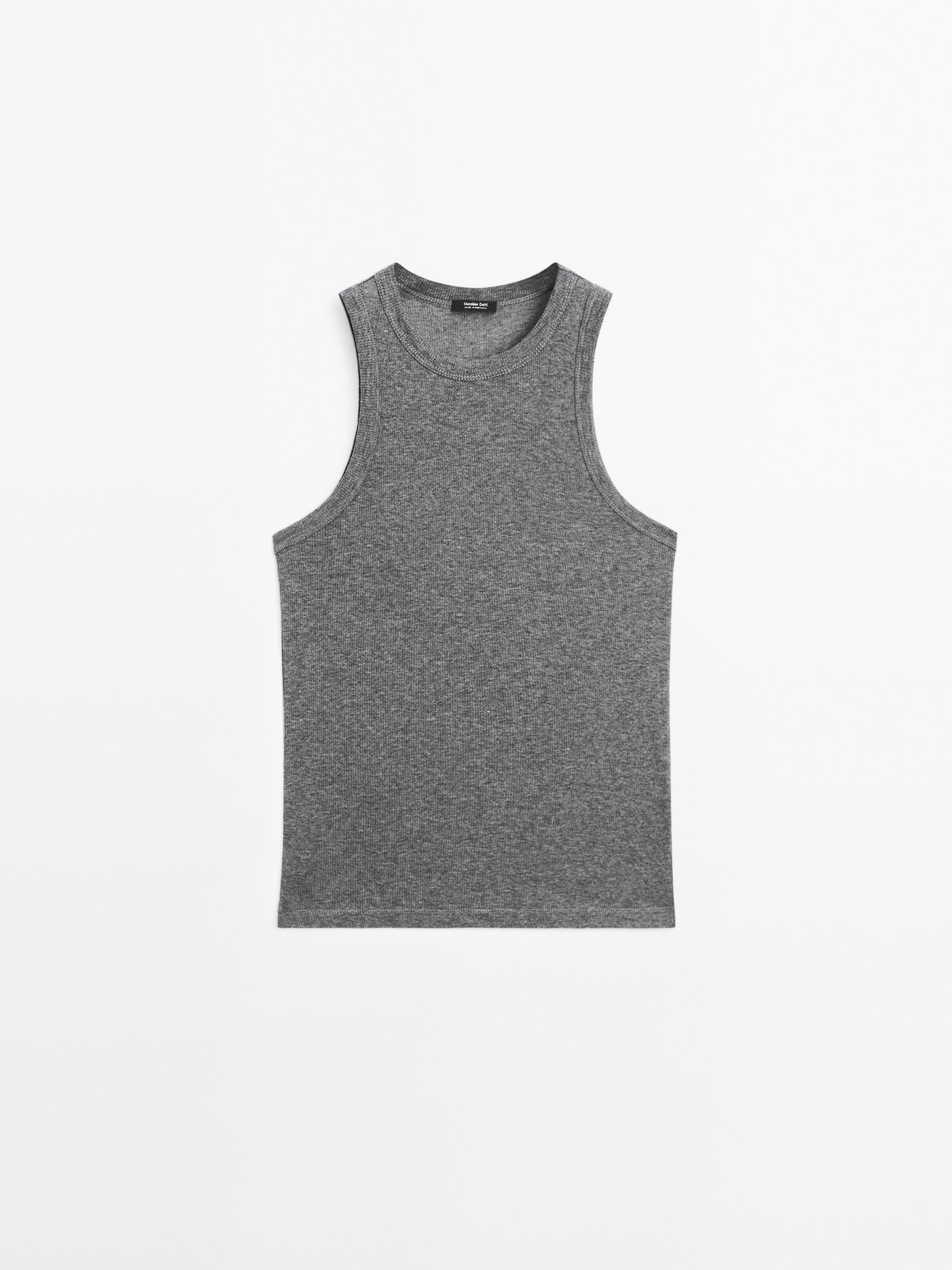 100% cotton halter top