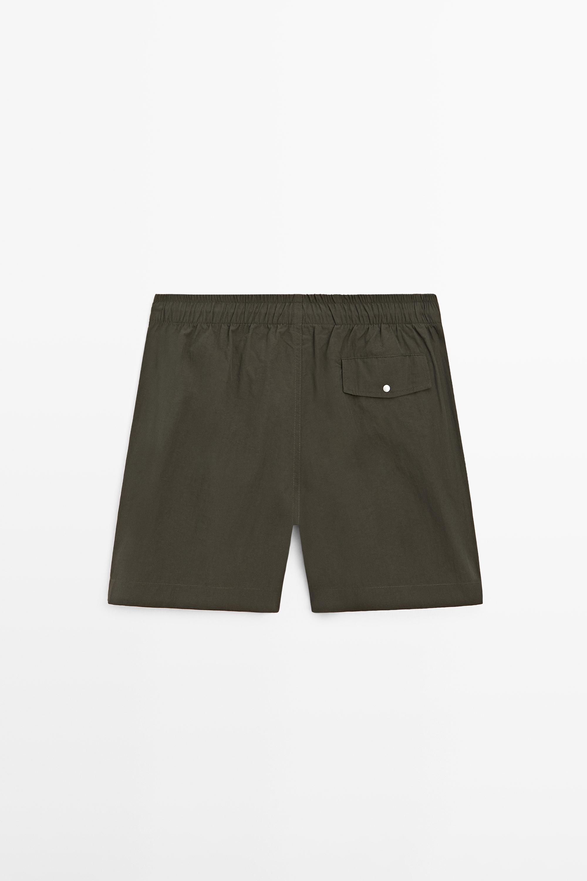 Plain swim trunks — KHAKI