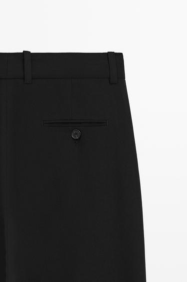 Flowing pleated pants — BLACK 9