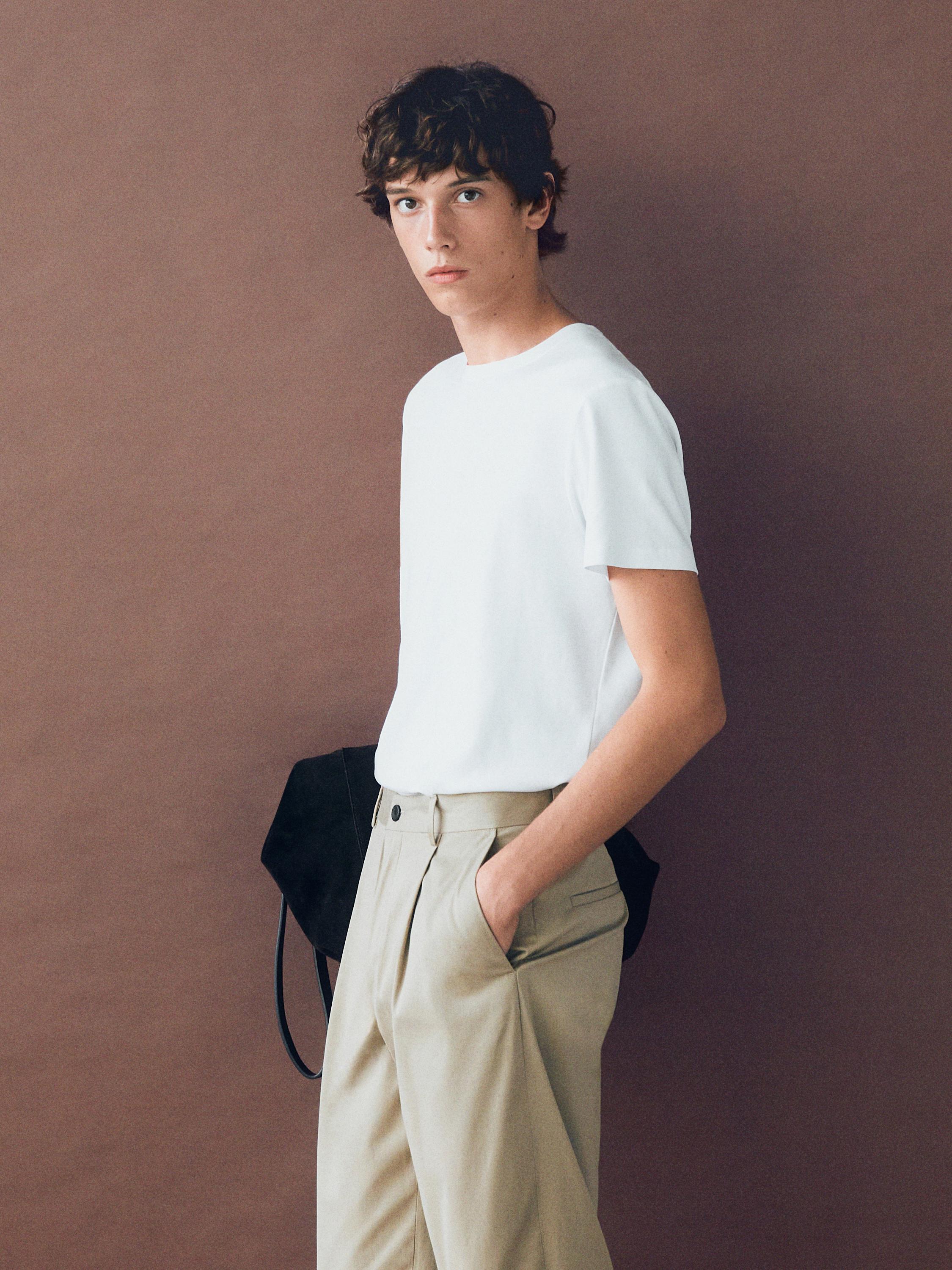 Mocassins souples en croûte de cuir