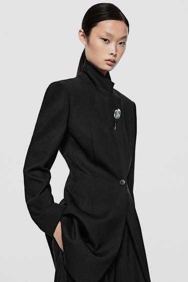 Button detail suit blazer - LIMITED EDITION — BLACK 2