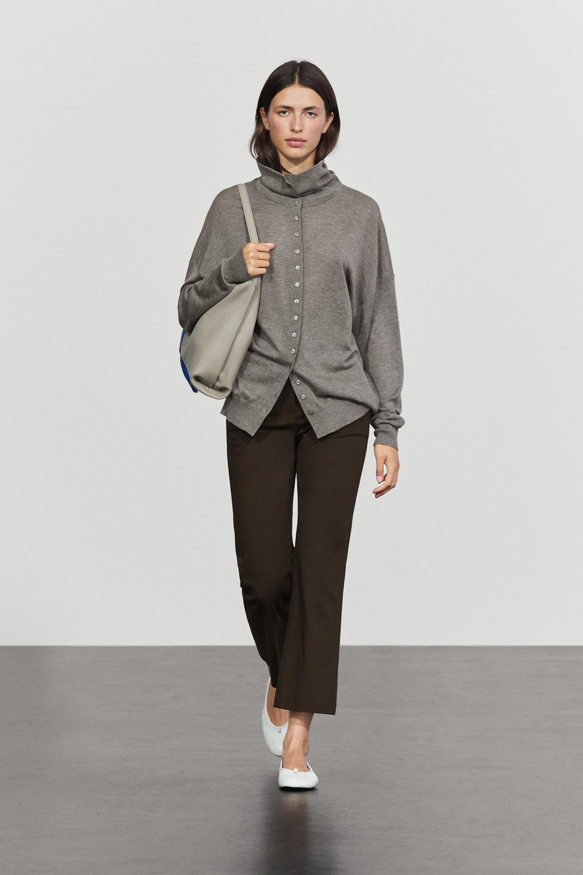 Pantaloni stretch kick flare