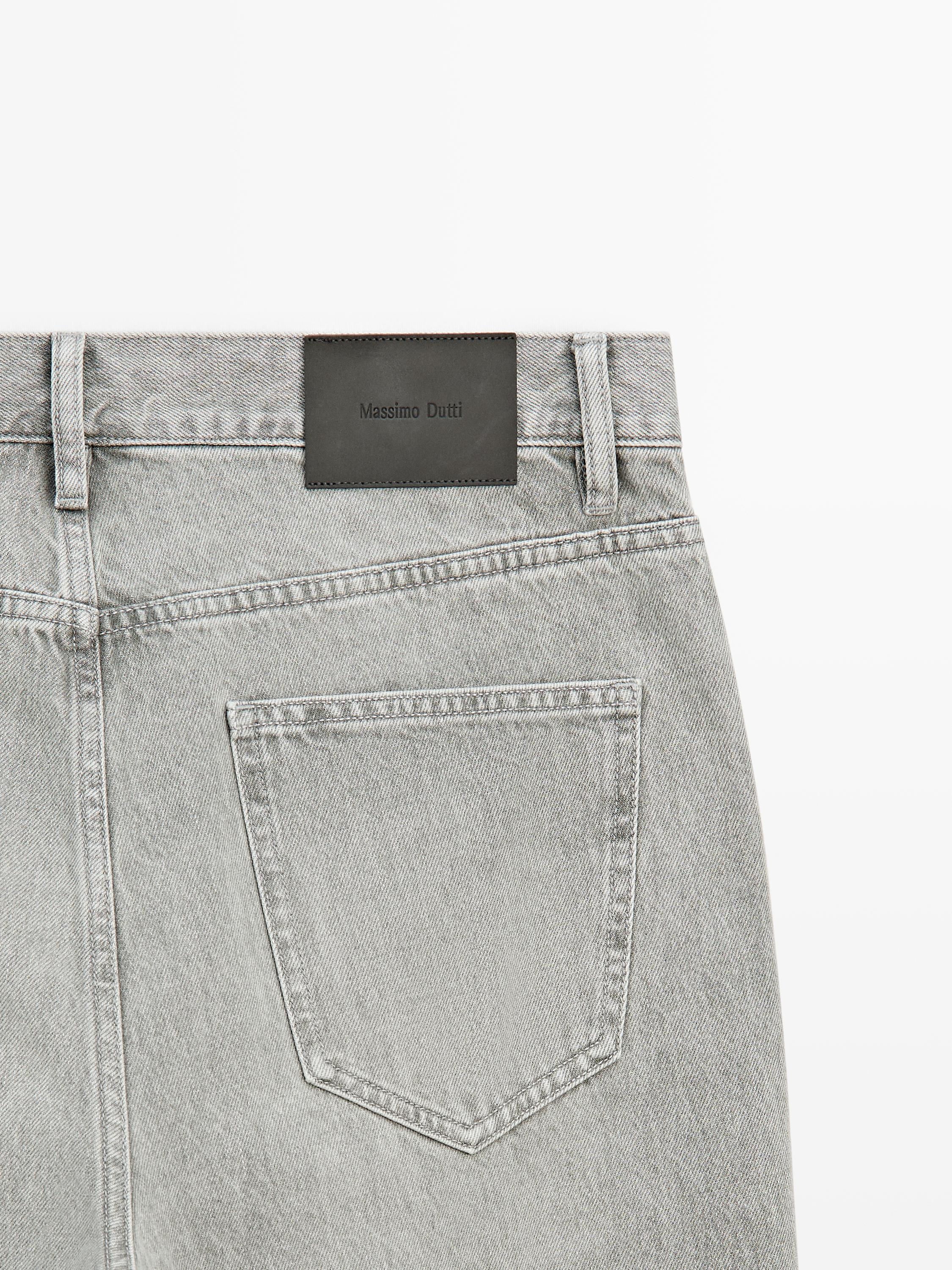 Straight-leg jeans — GREY