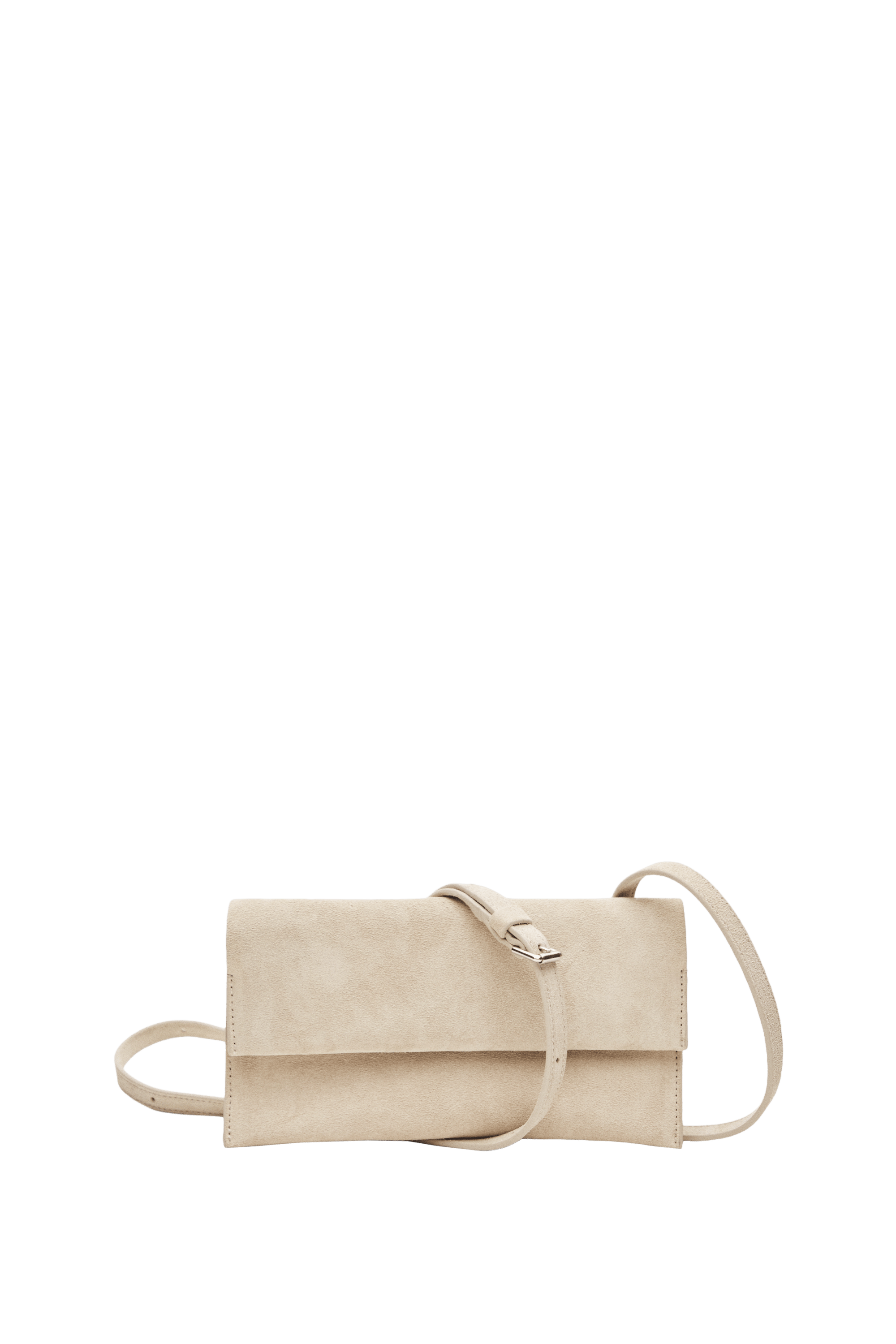 Massimo Dutti Süet deri çapraz askılı çanta görsel 8
