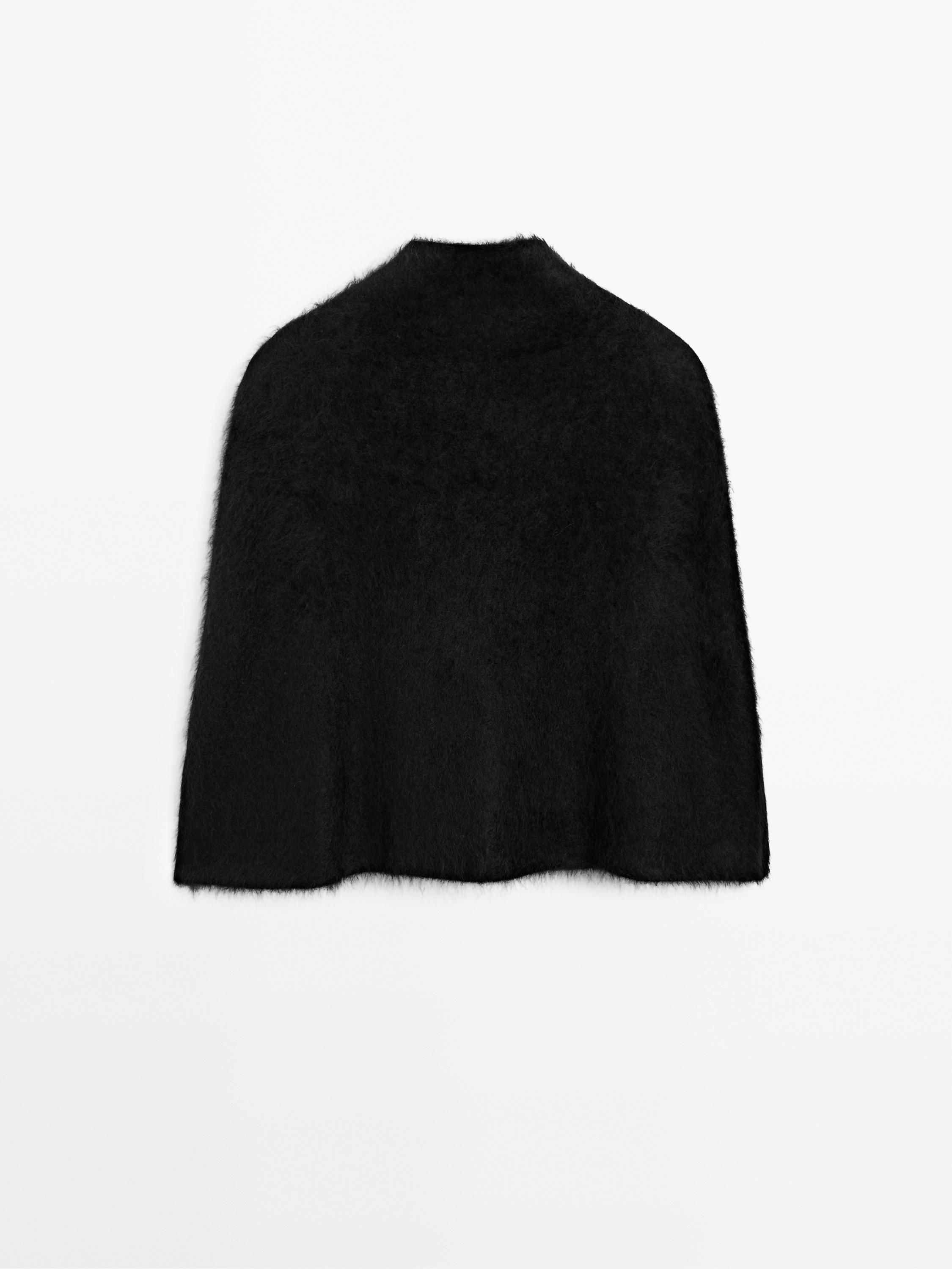 Capa acabado cepillado 100% cashmere