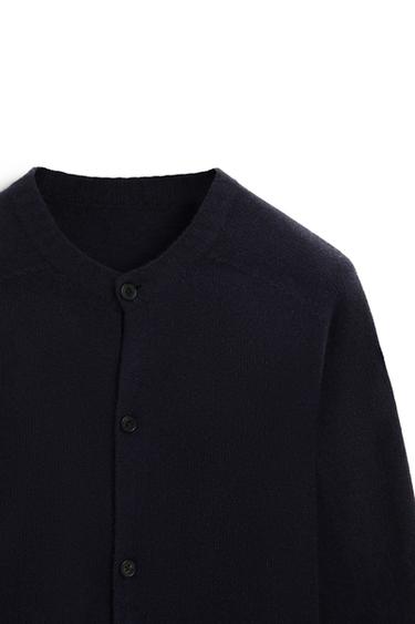 Button-up knit cardigan - LIMITED EDITION — NAVY BLUE 9