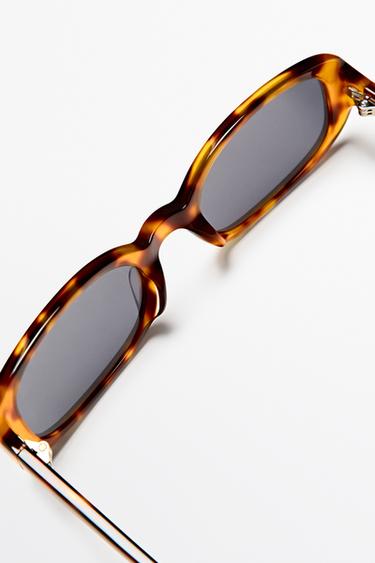 Oval tortoiseshell-effect sunglasses — Light Blue 3