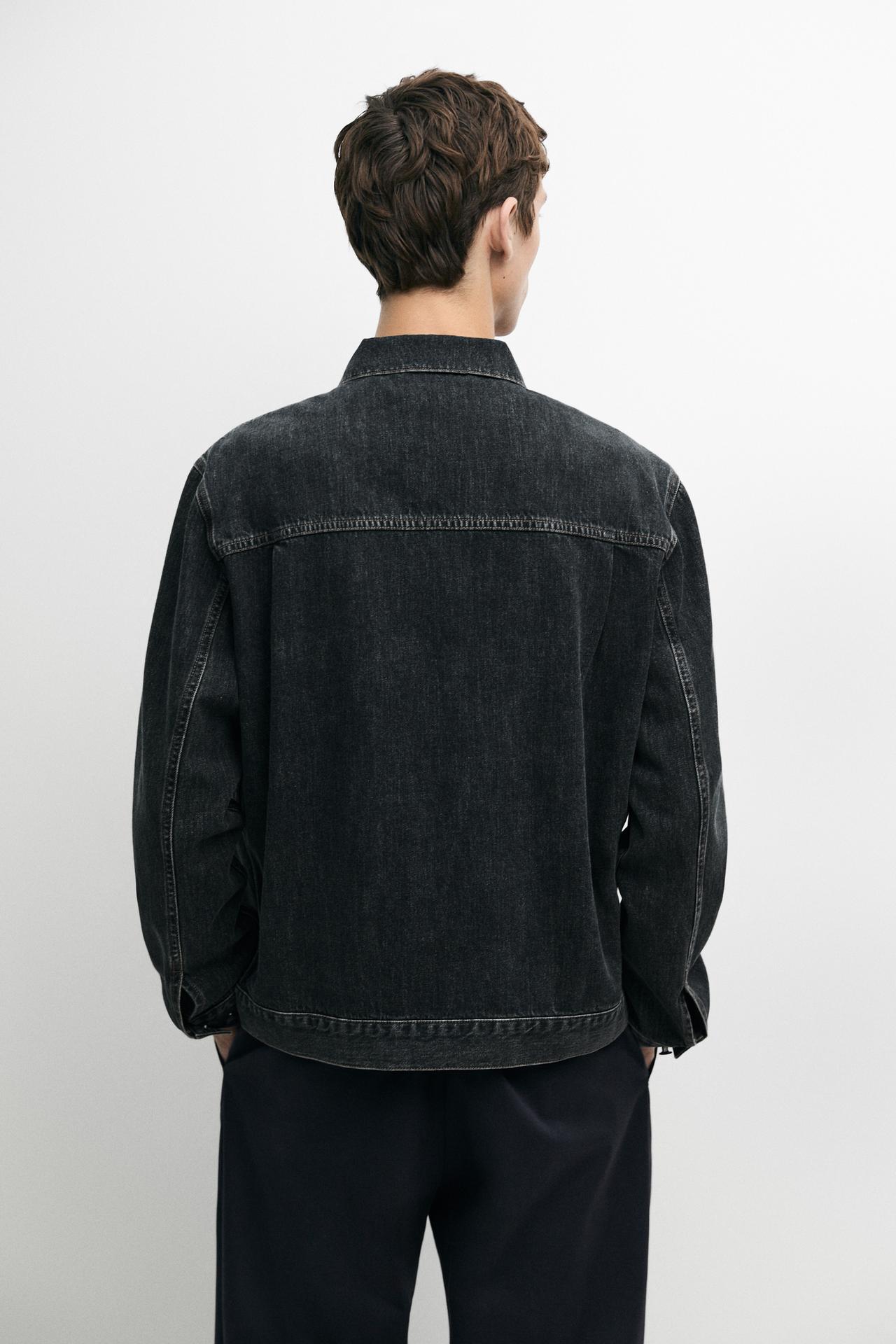 Regular Fit Cotton Denim Jacket — INDIGO