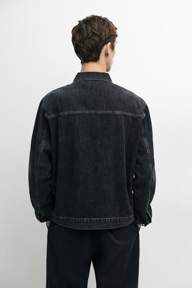 Regular Fit Cotton Denim Jacket — INDIGO 5