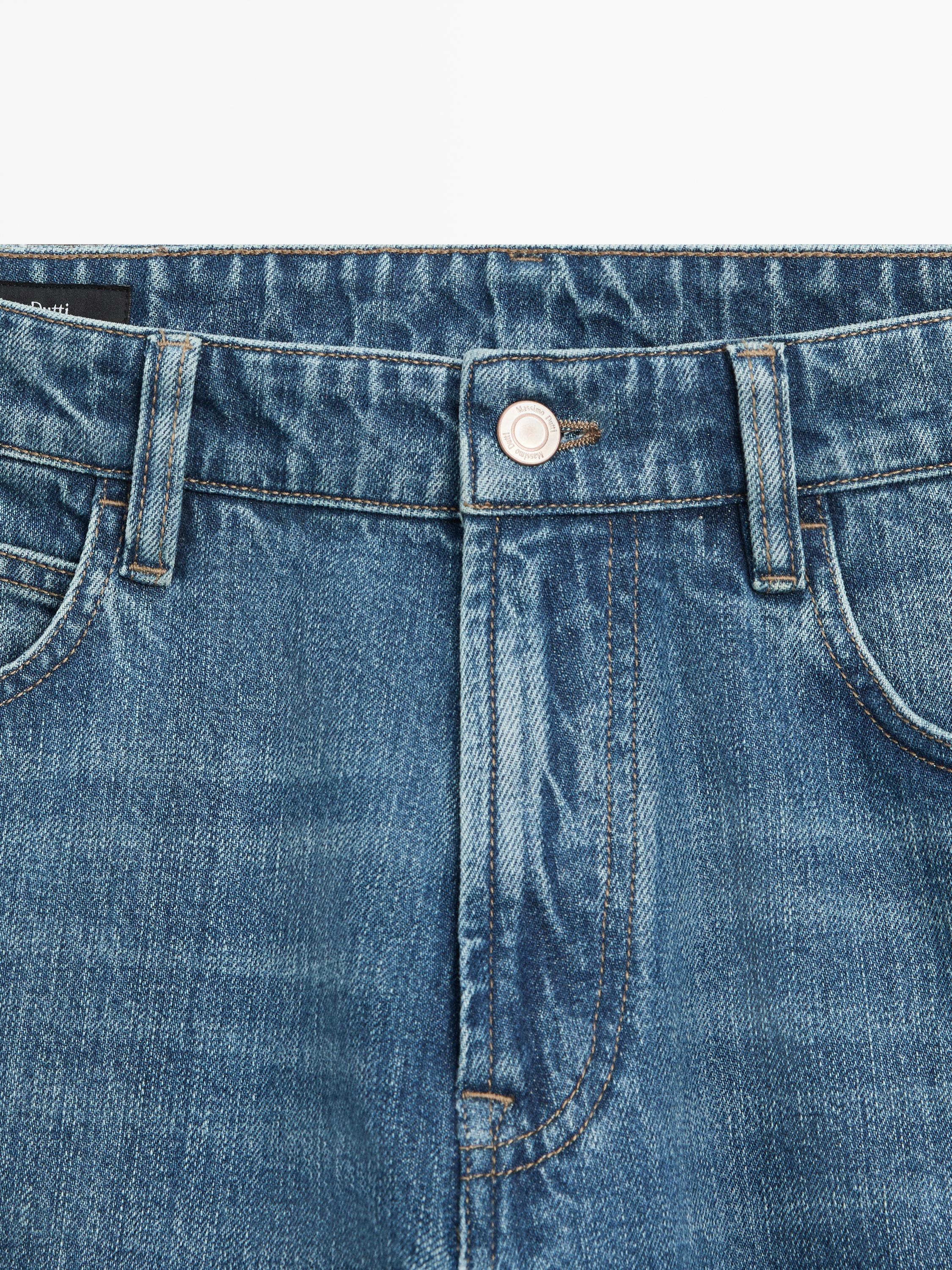 Tapered fit jeans — INDIGO