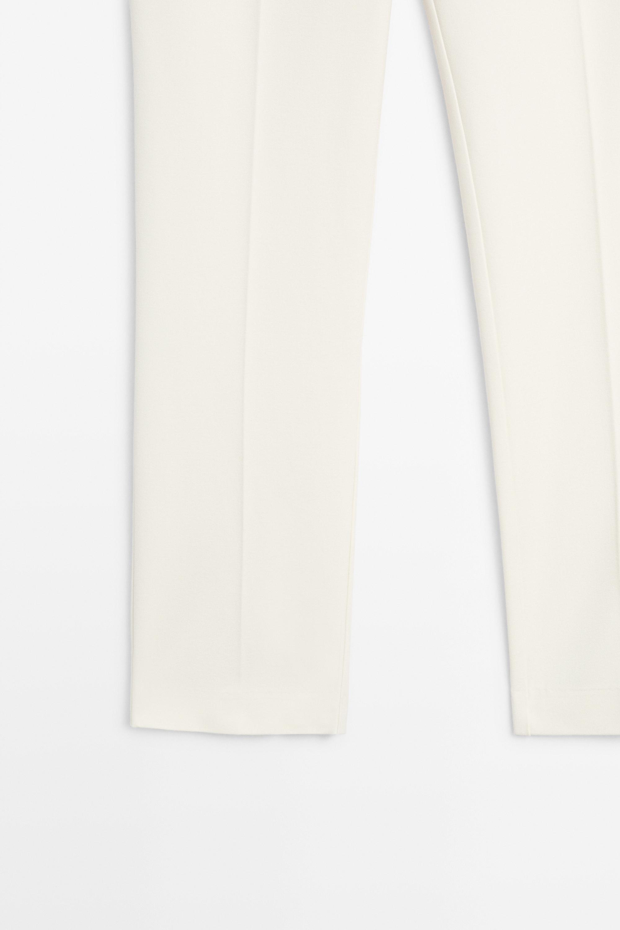 Stretch technical pants — CREAM