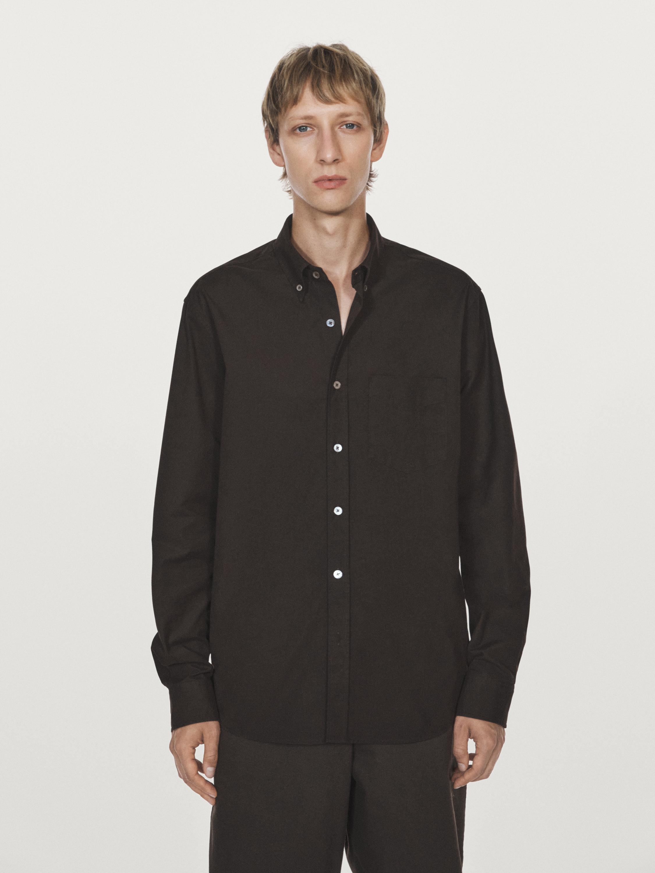 Camisa bolsillo regular fit