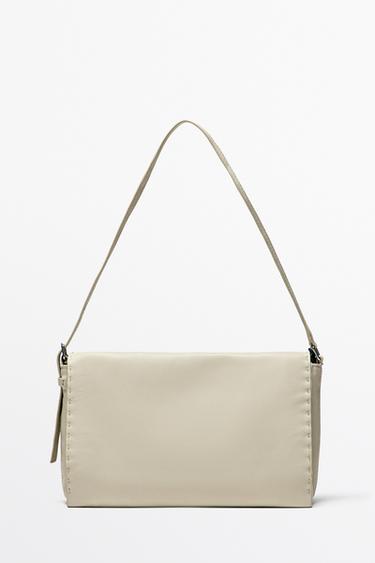 Nappa leather mini bag with stitch detail — Gold 2