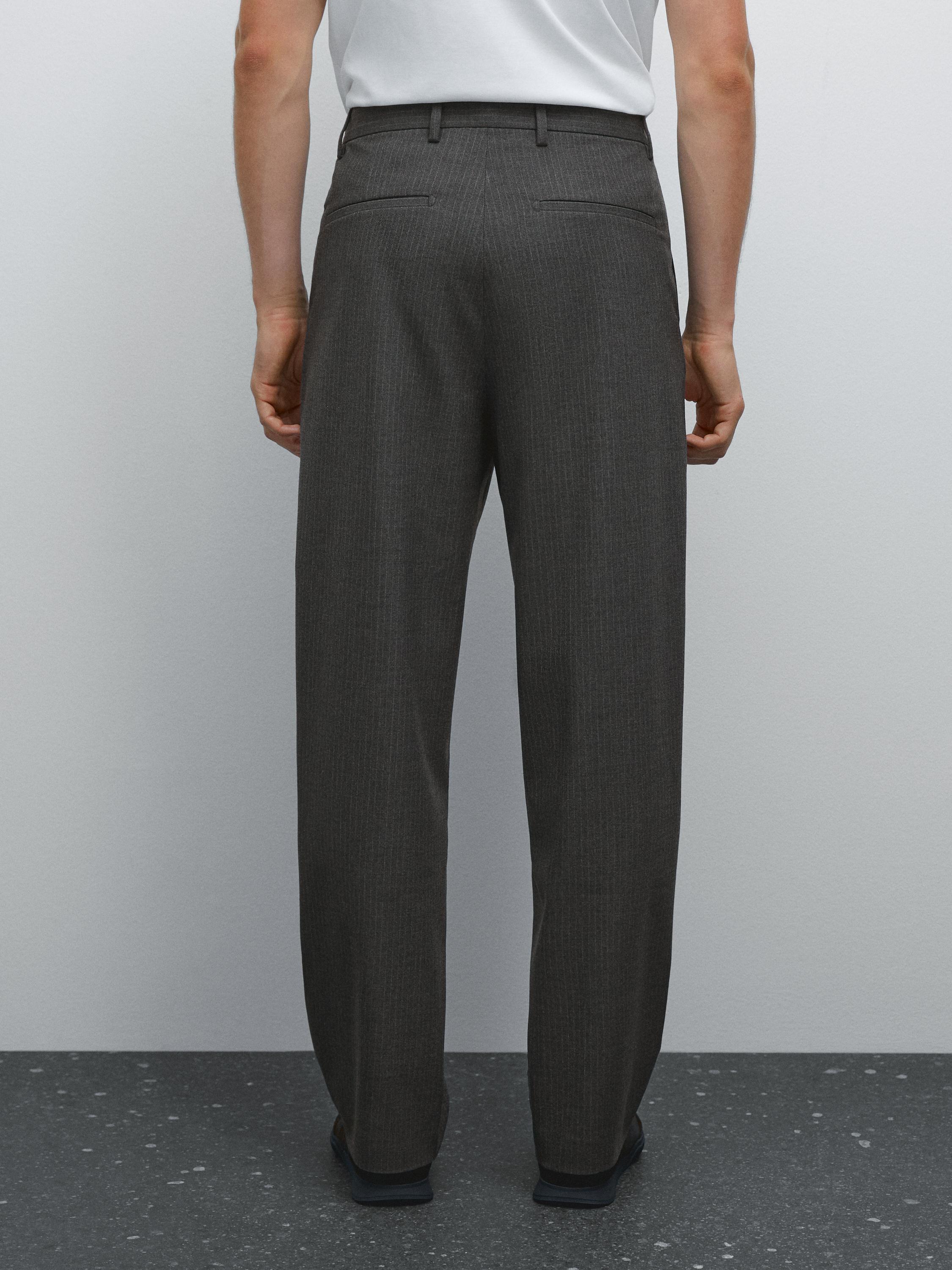 Pantalón raya diplomática relaxed fit