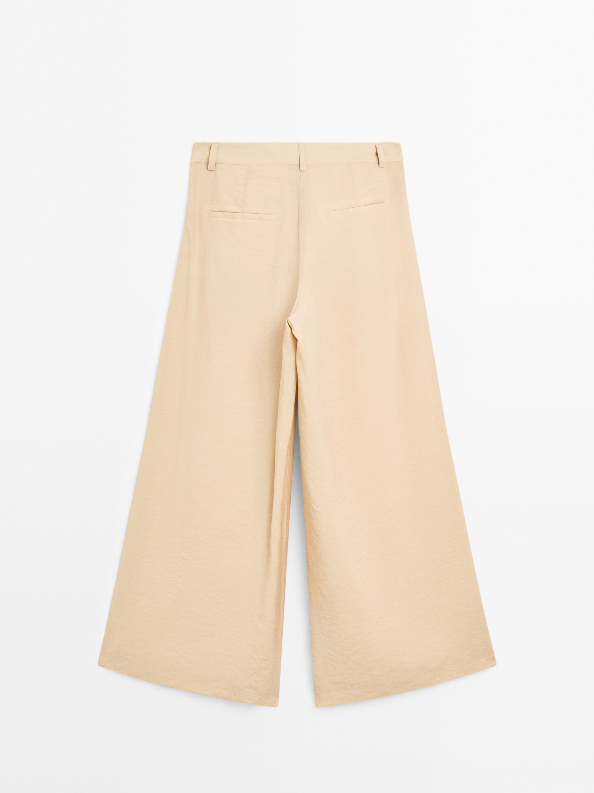 Pantalón palazzo pinzas