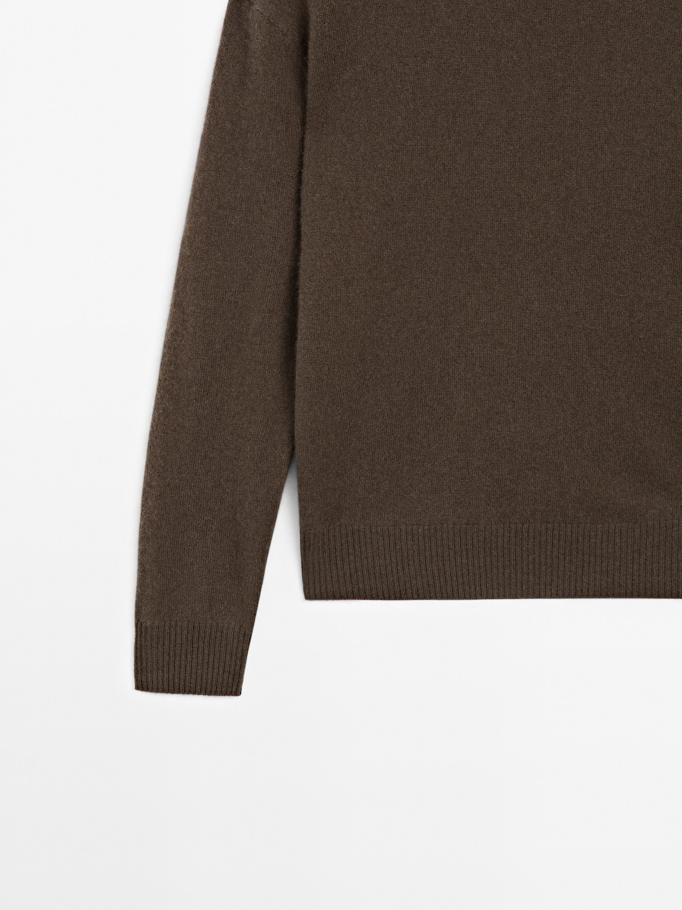 Jersey cuello redondo 100% cashmere