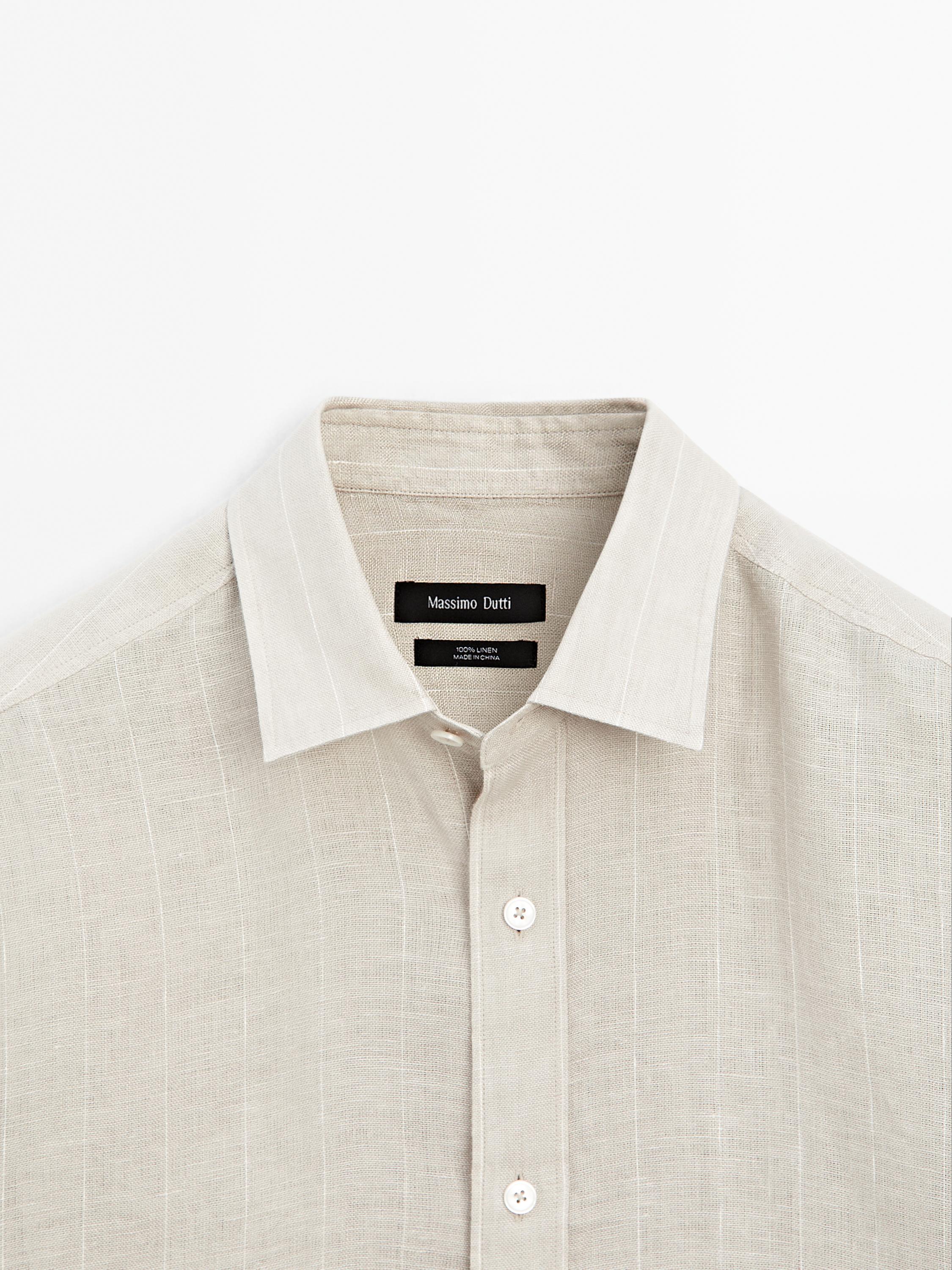 Regular fit striped shirt