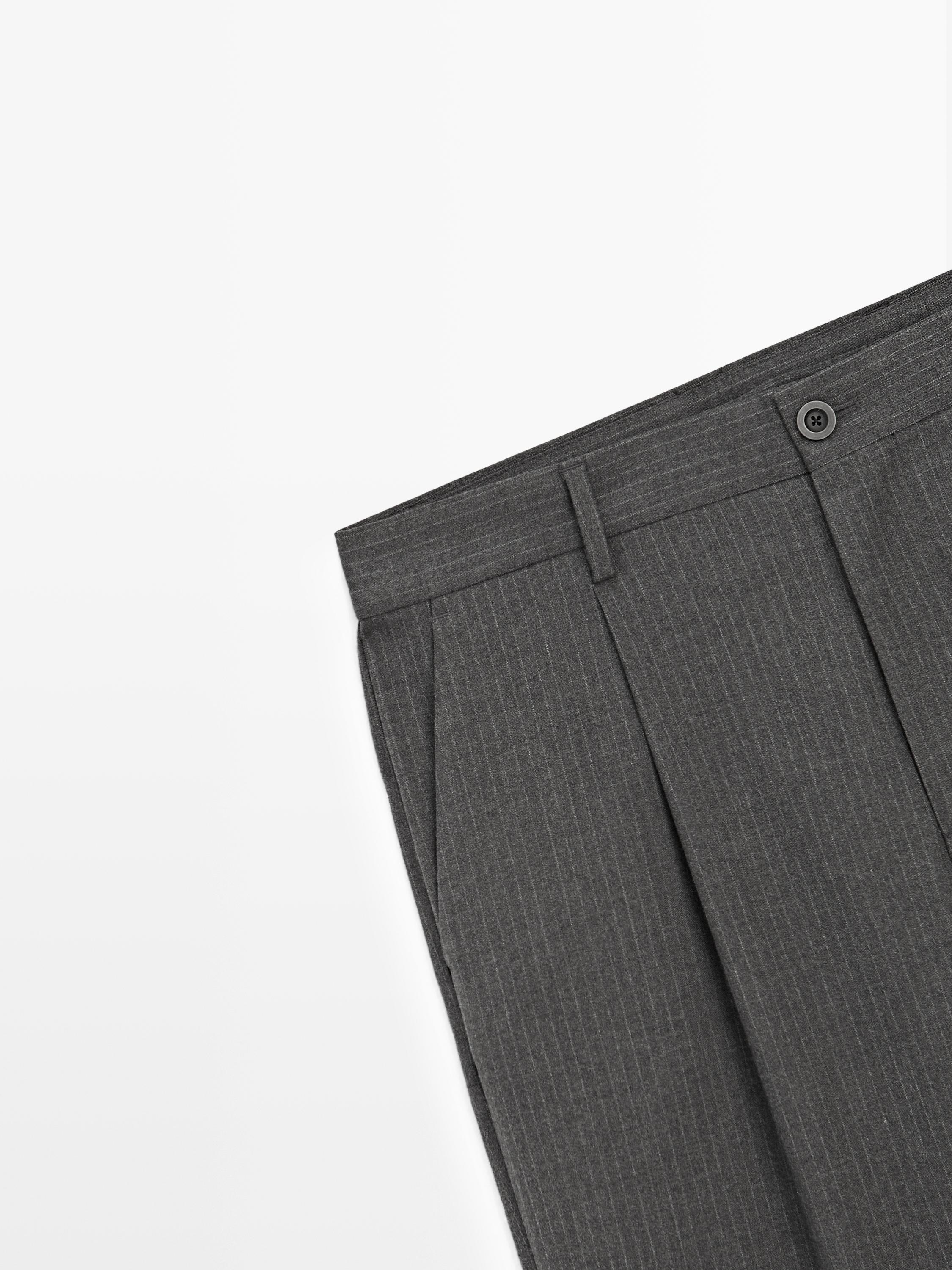 Pantalón raya diplomática relaxed fit
