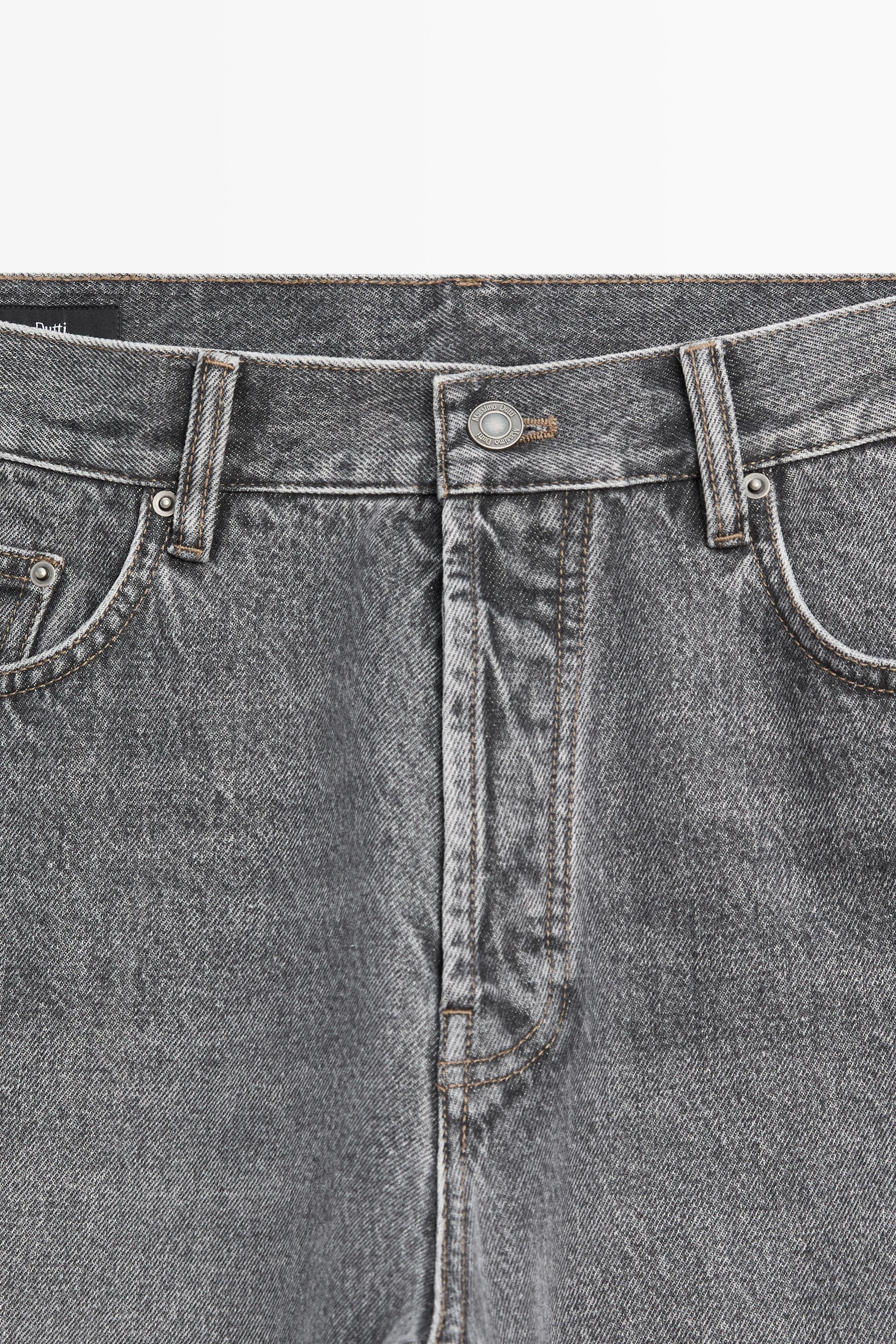 Straight-leg jeans — GREY