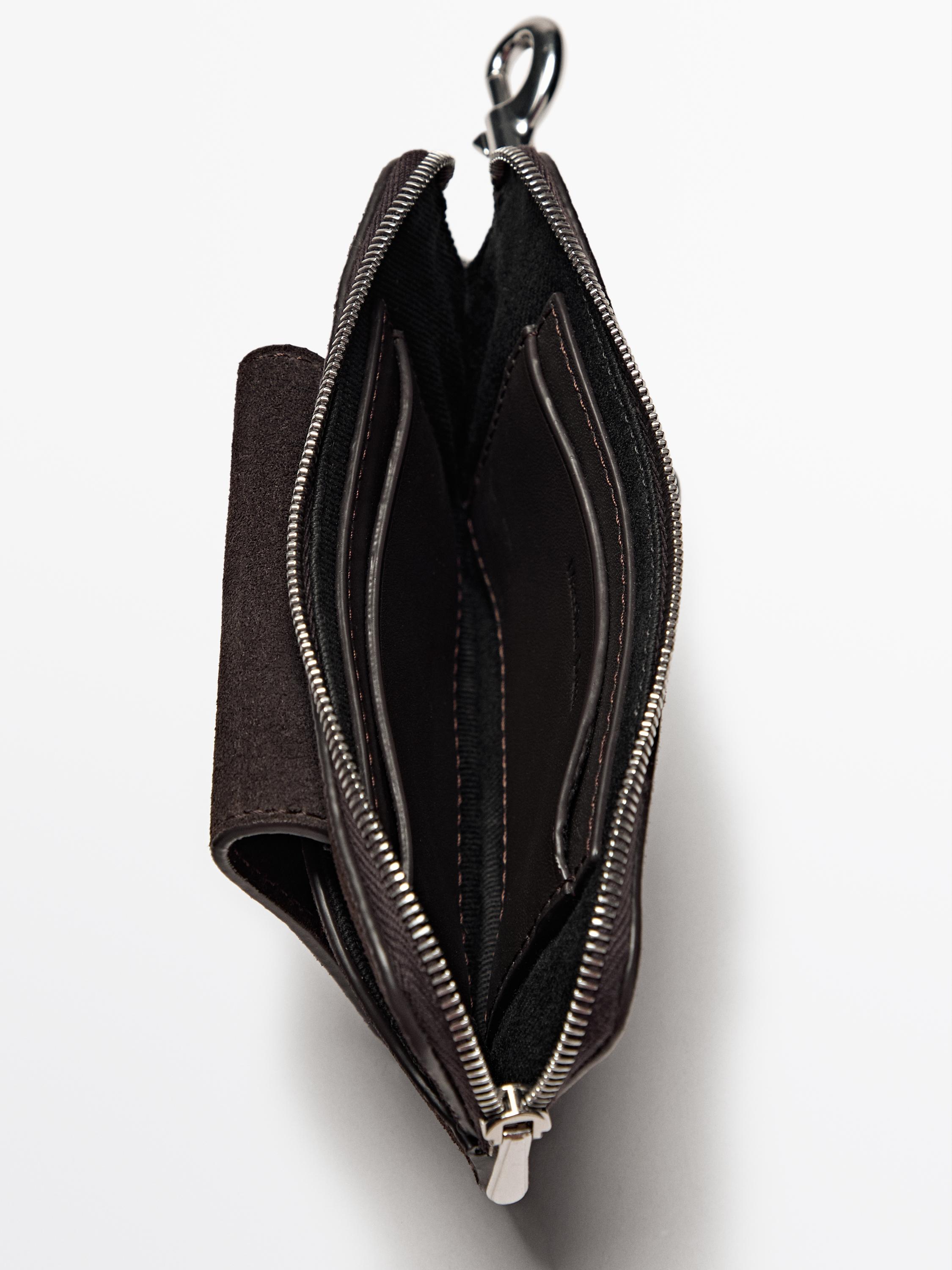 Funda de gafas monedero bandolera serraje