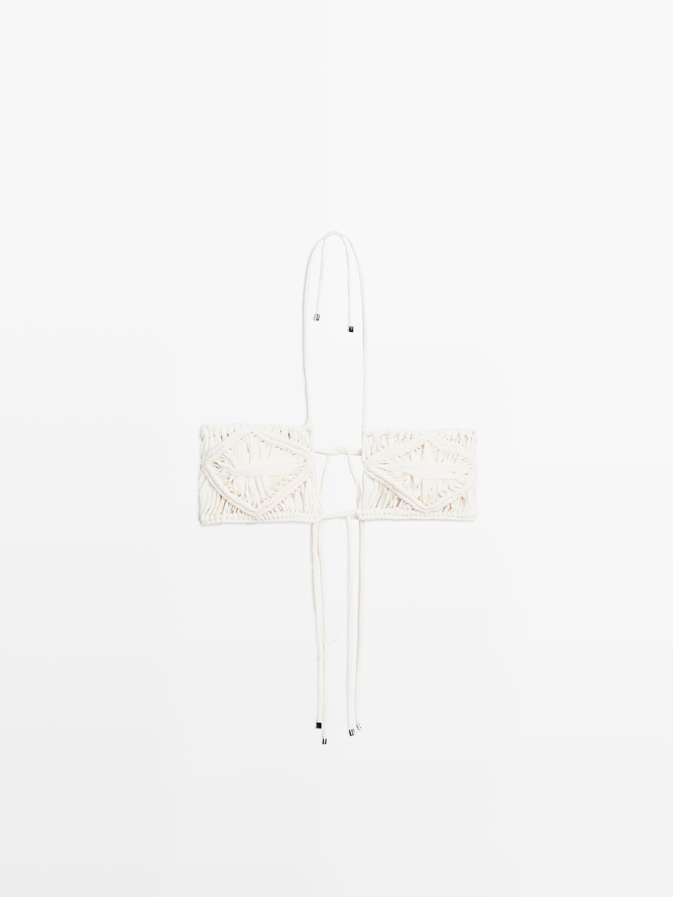 Ensemble bikini macramé