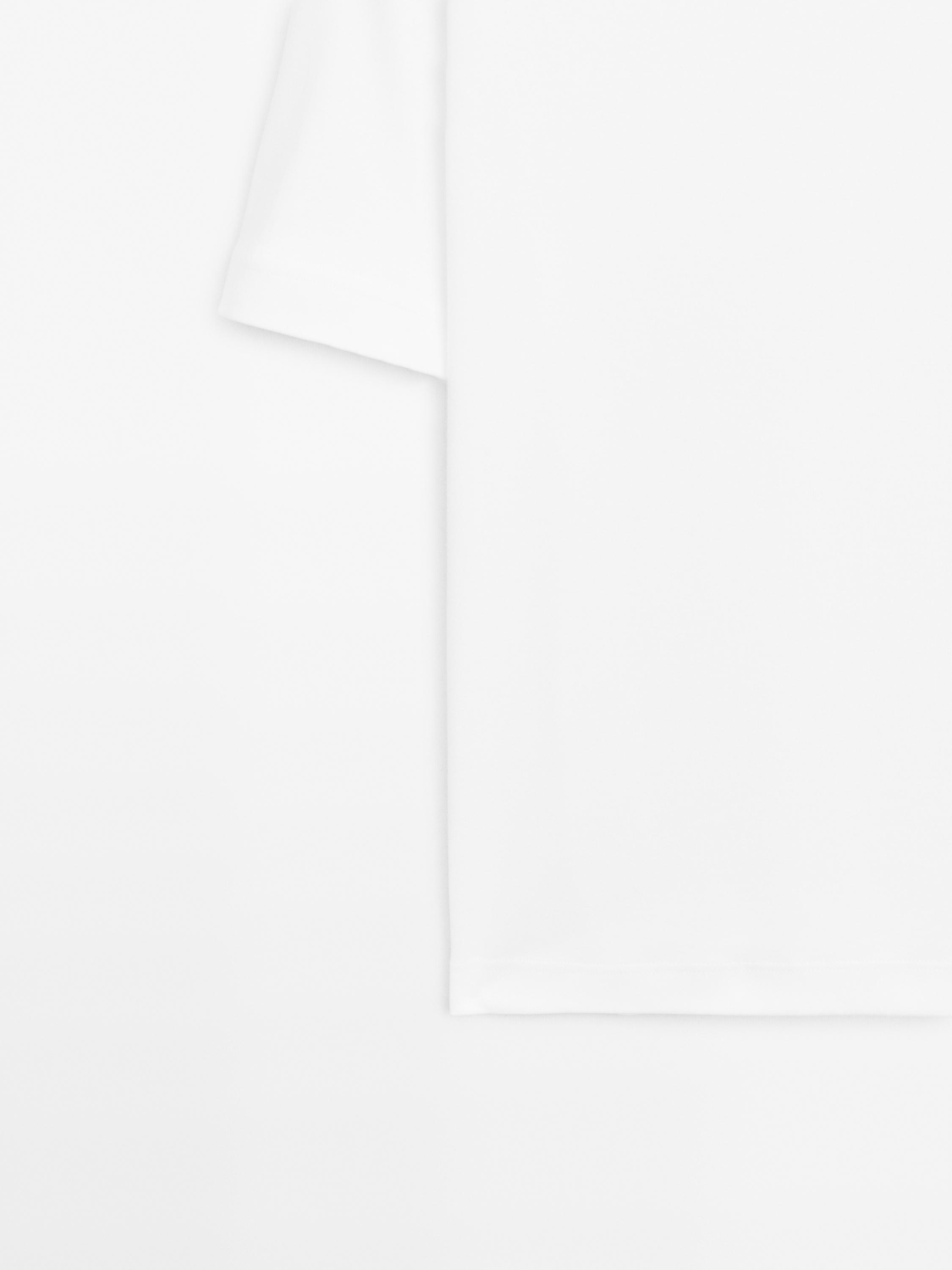 Short sleeve interlock T-shirt — Off white