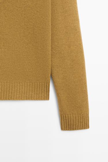 Cashmere round neck knit sweater — OCHRE 7