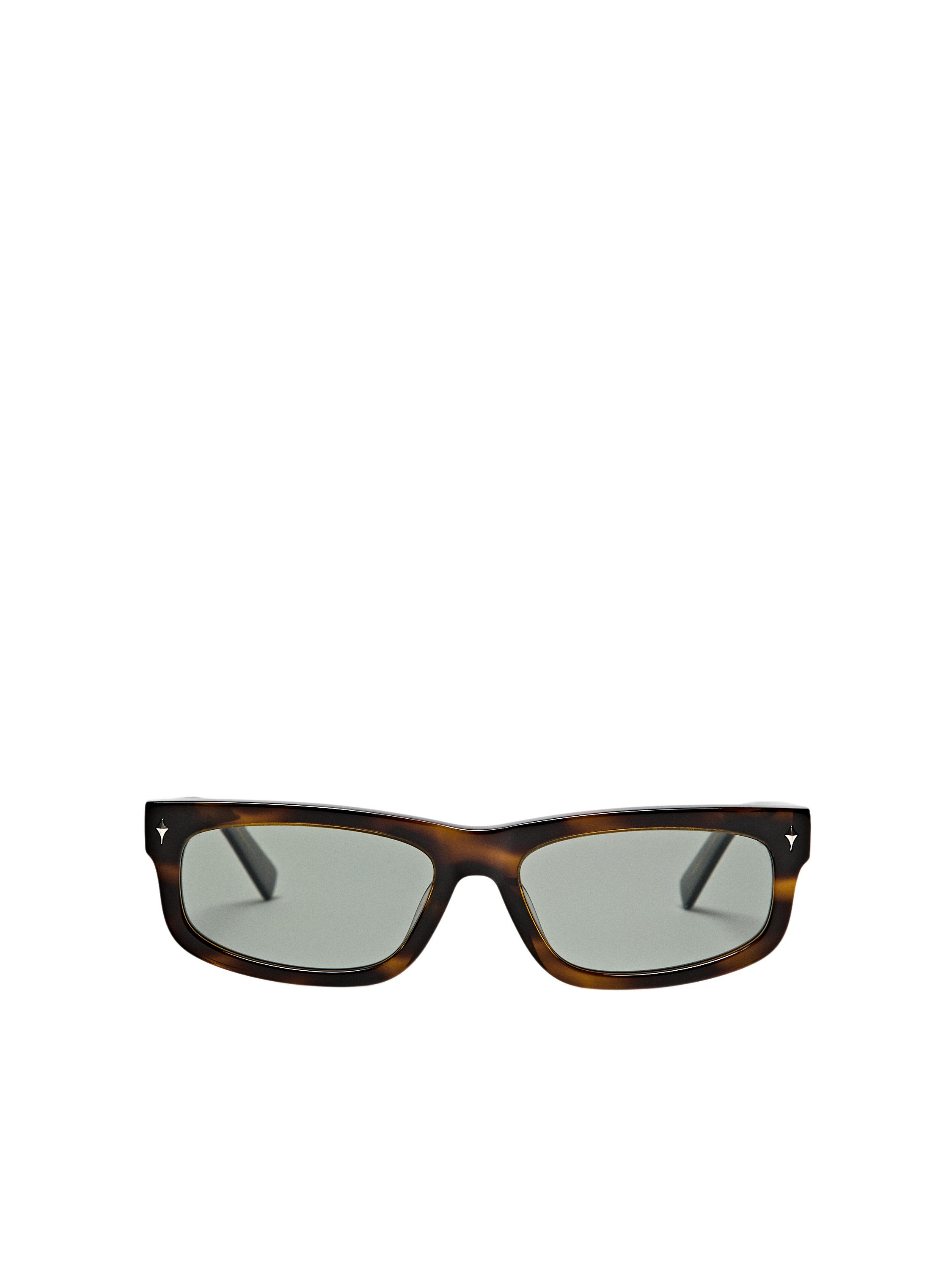 Narrow sunglasses — BROWN