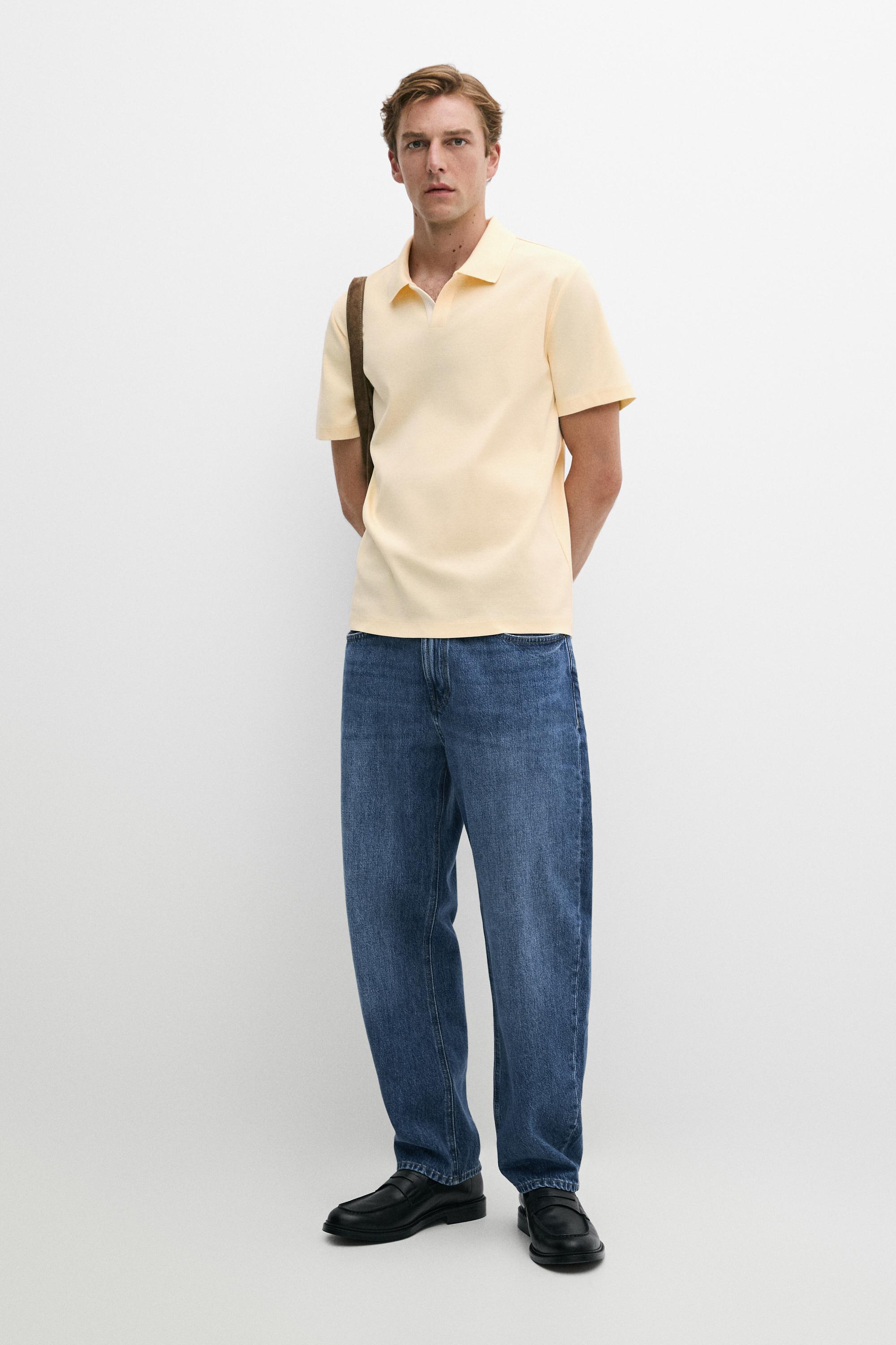 Massimo Dutti Short Sleeve V In Multi