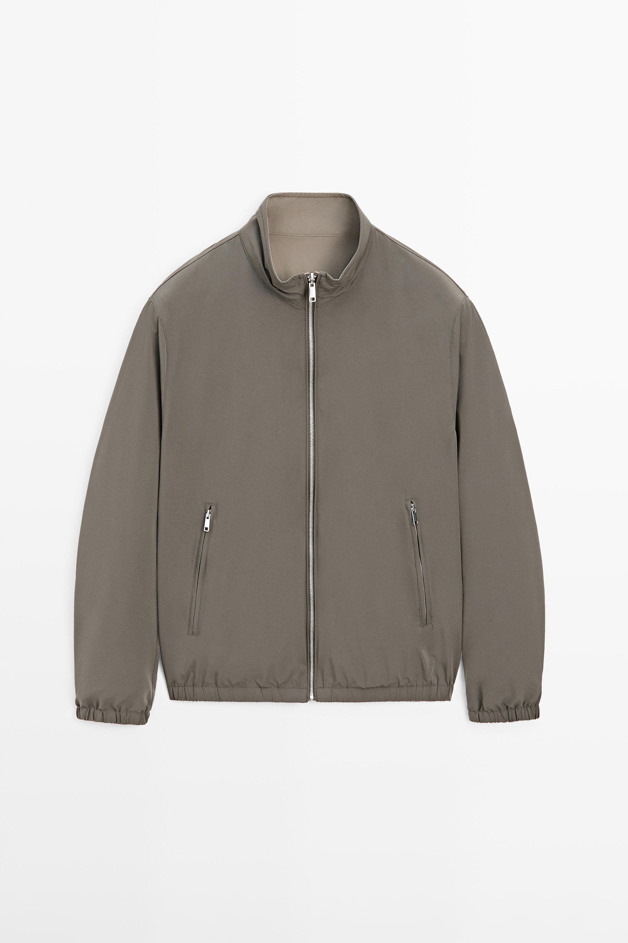 Short reversible jacket — GREY