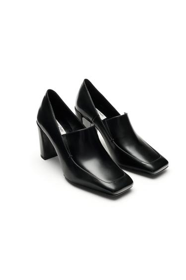 Leather heel loafer - LIMITED EDITION — BLACK 6