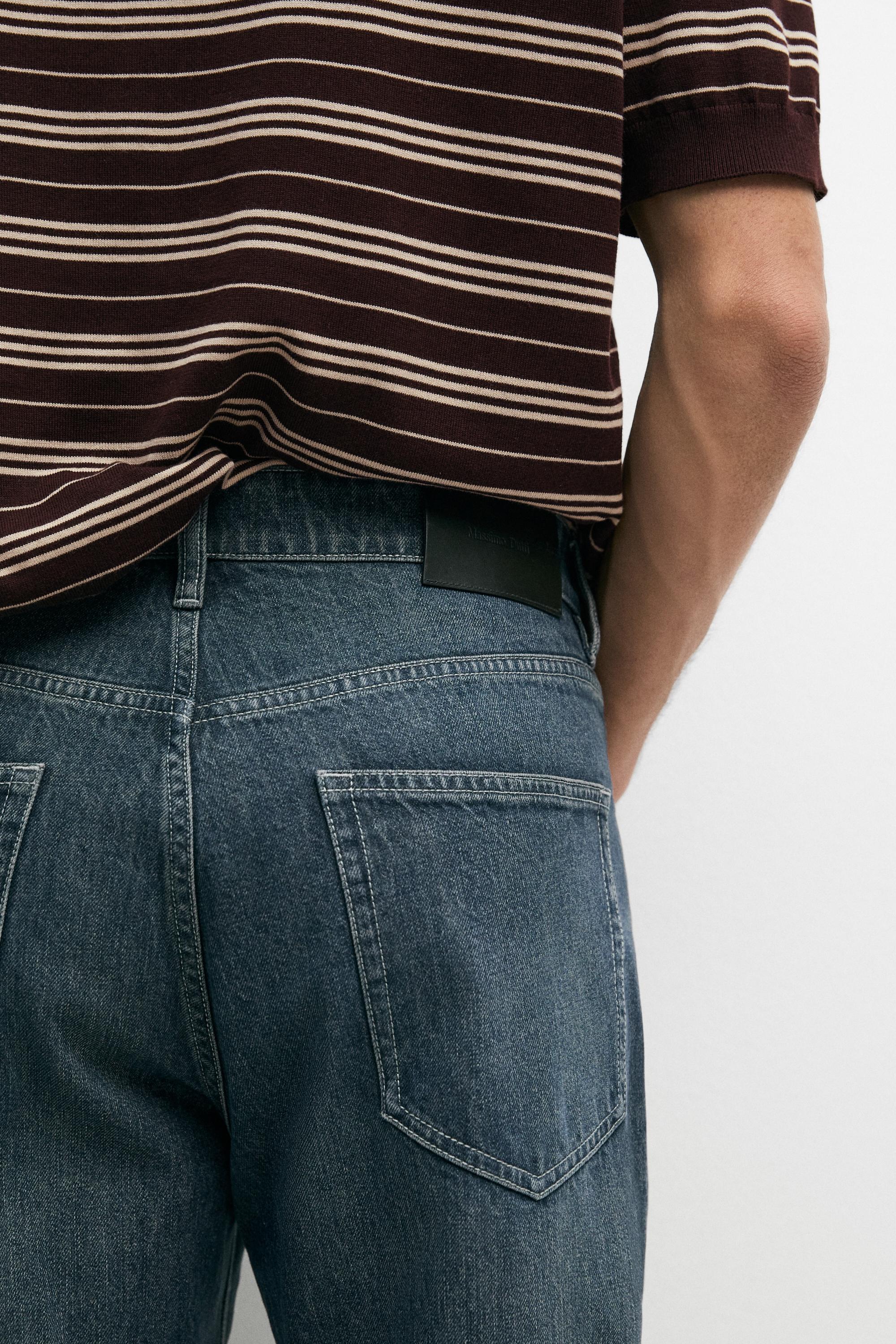 Tapered fit jeans — FADED BLUE