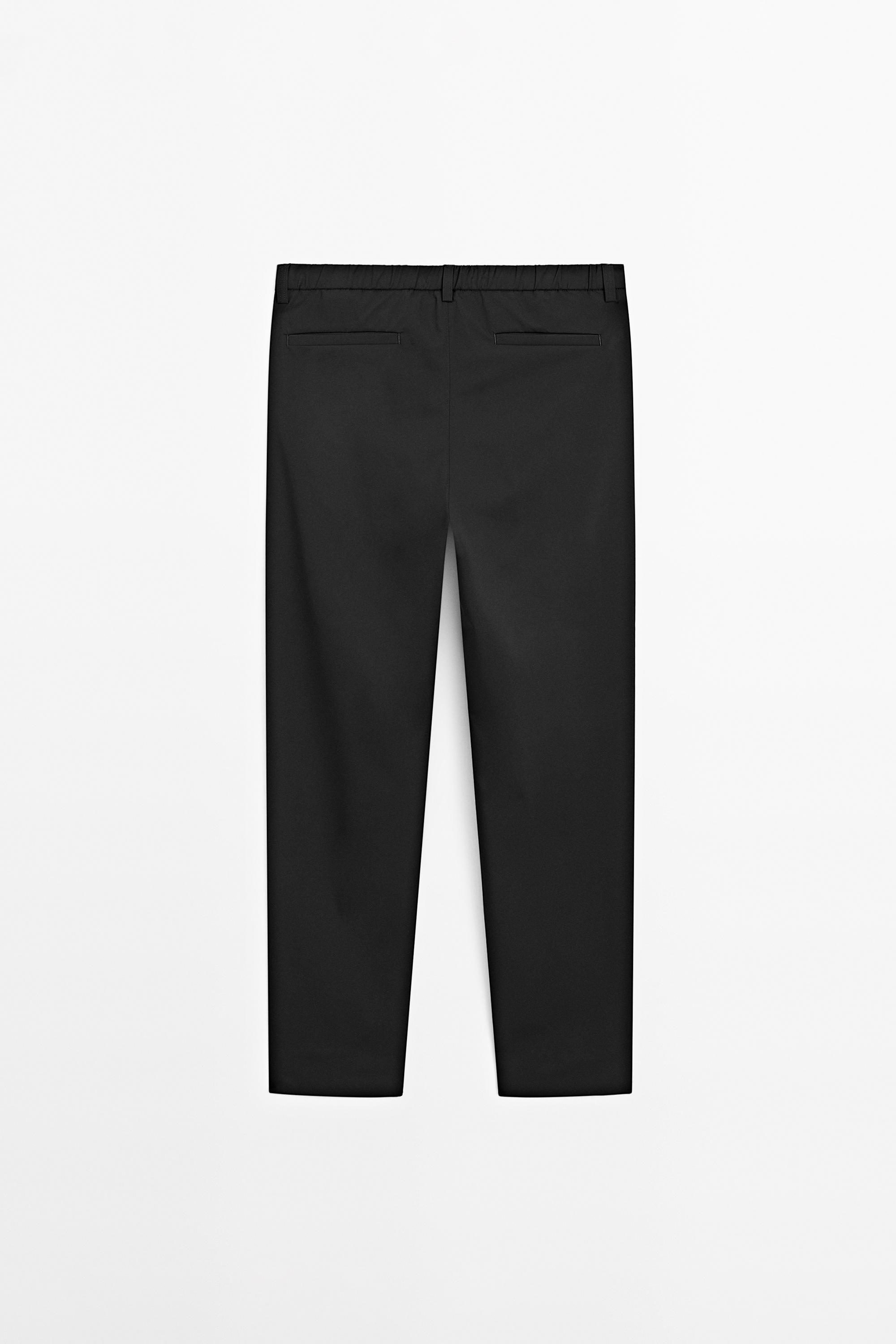 Regular-fit technical trousers
