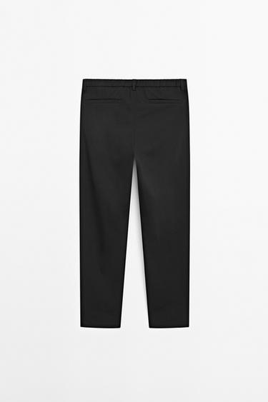 Regular-fit technical trousers — BLACK 6