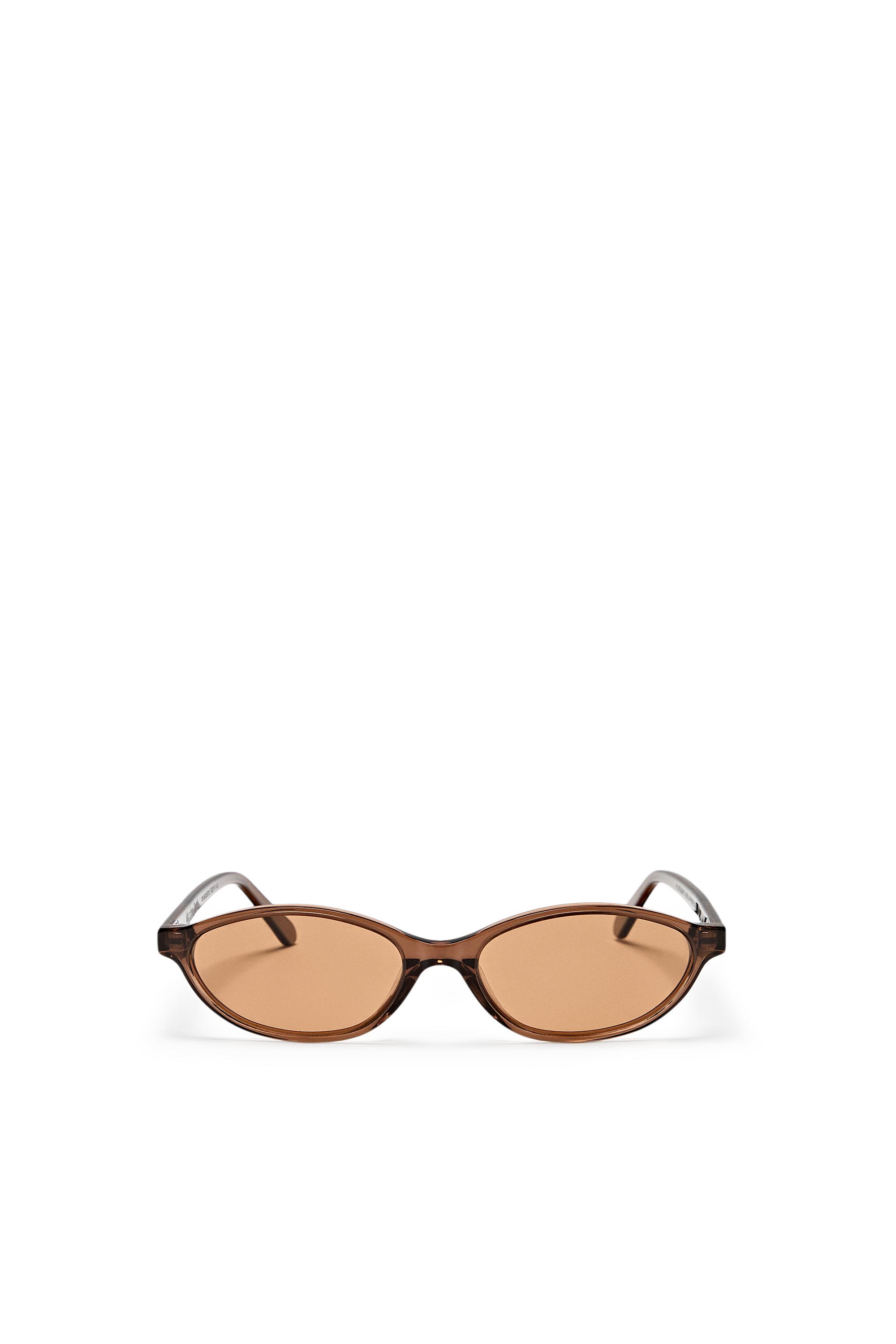 Oval sunglasses — Caramel