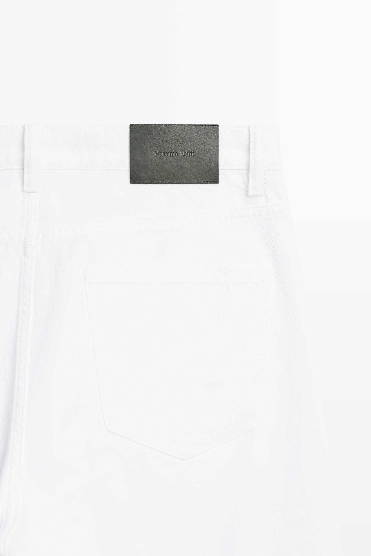 Straight-leg jeans — WHITE