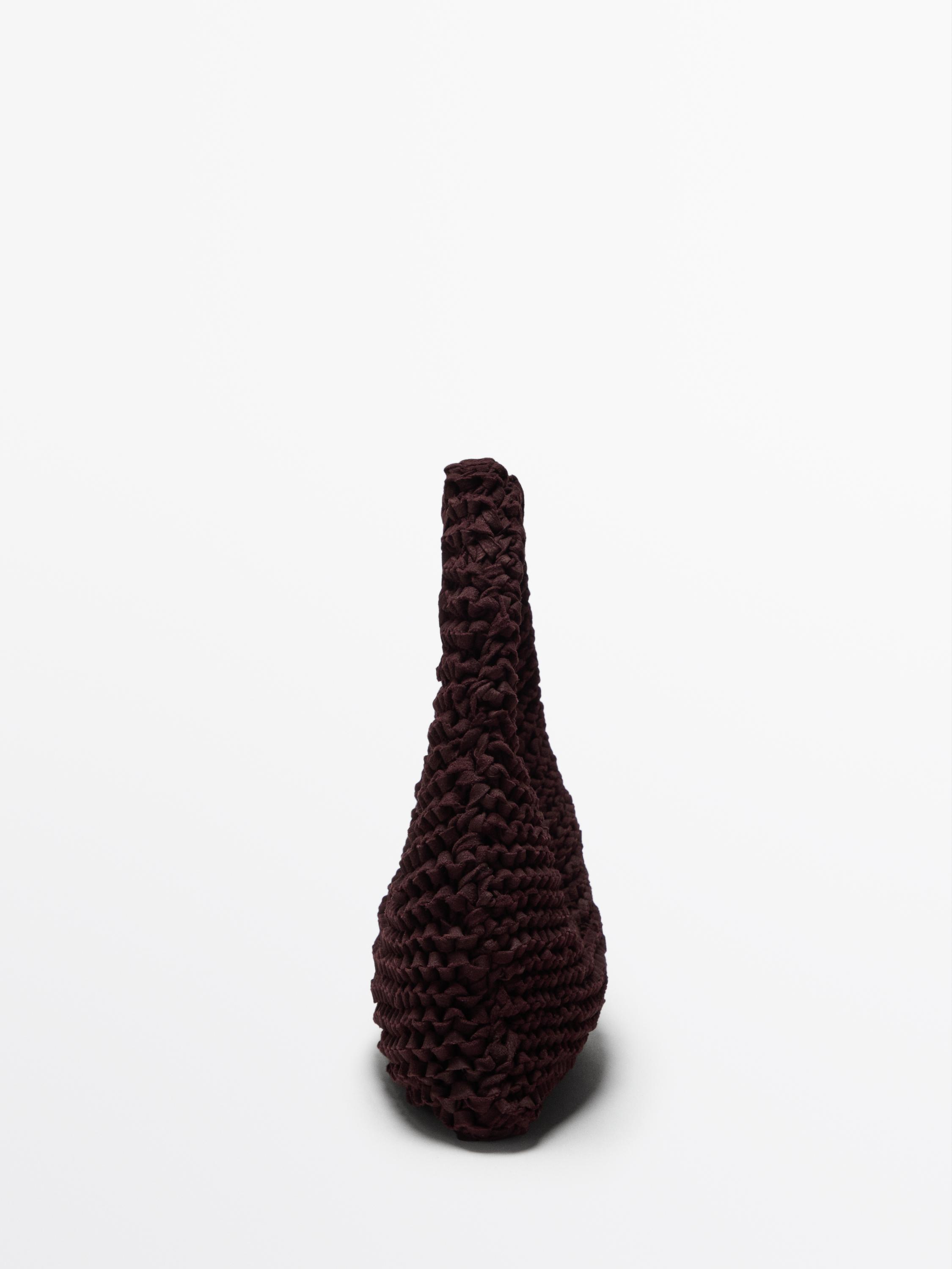 Mini split suede crochet bag - Limited Edition