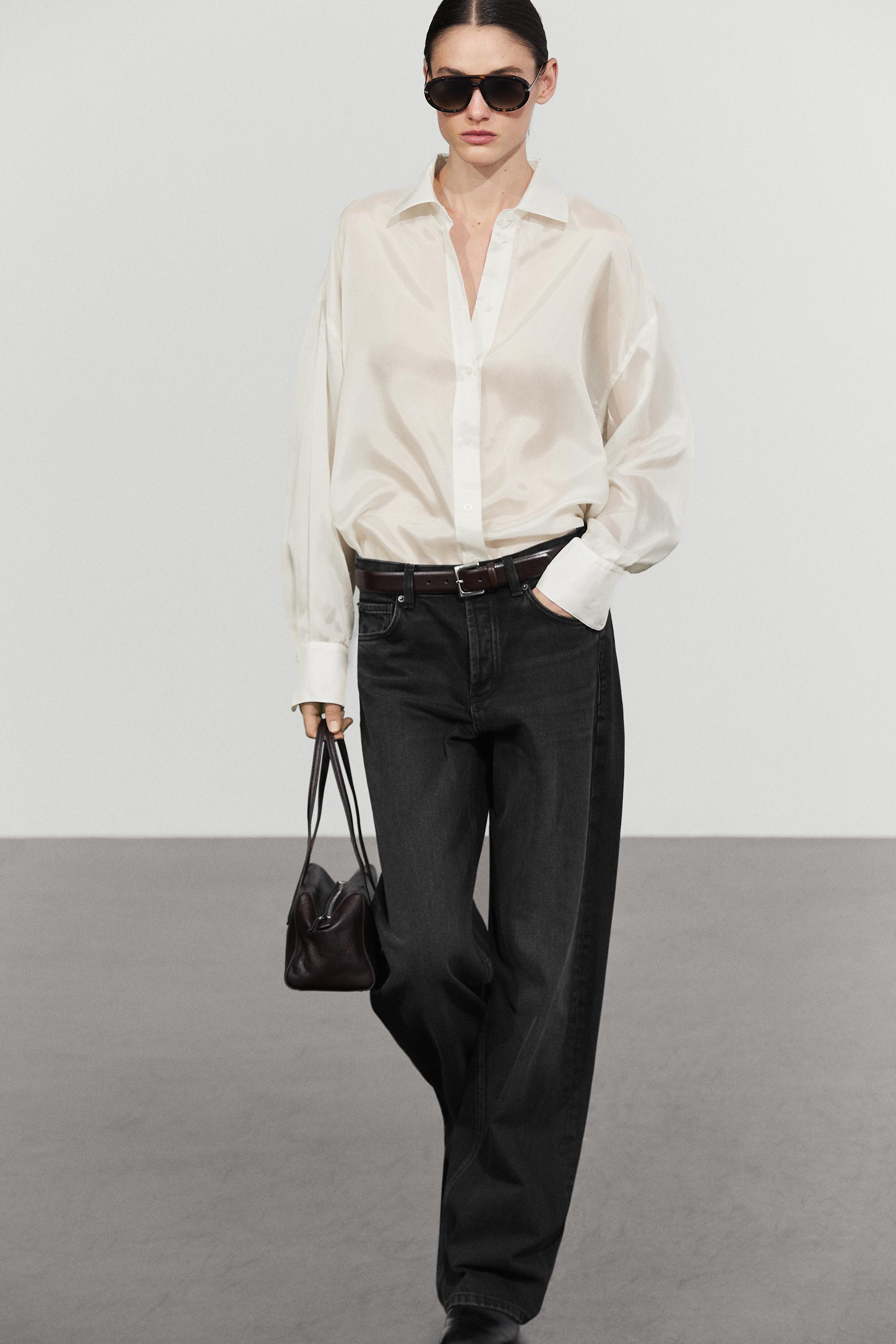 Oversized fluid shirt