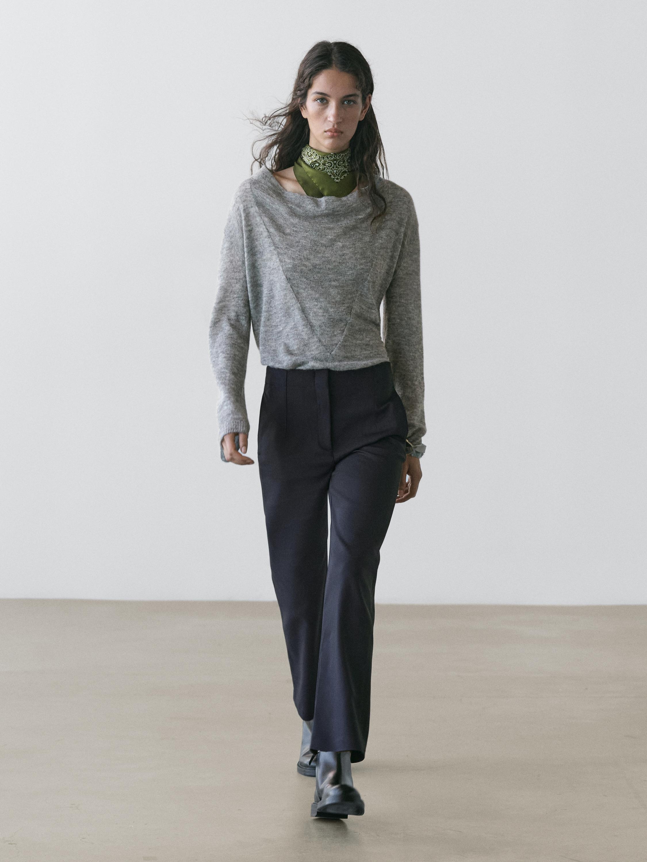 بنطلون تقني من القطن المخلوط