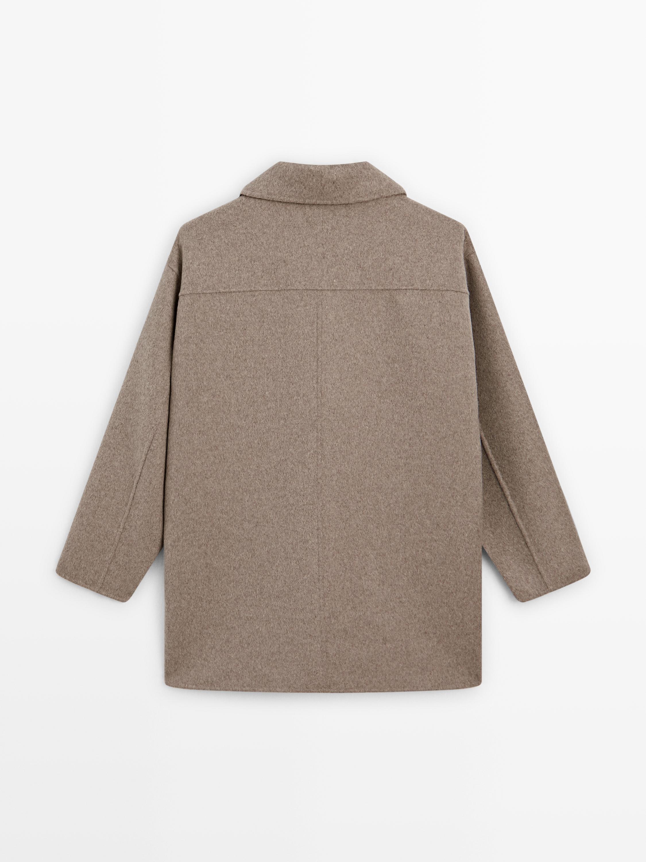 Medium wool blend coat