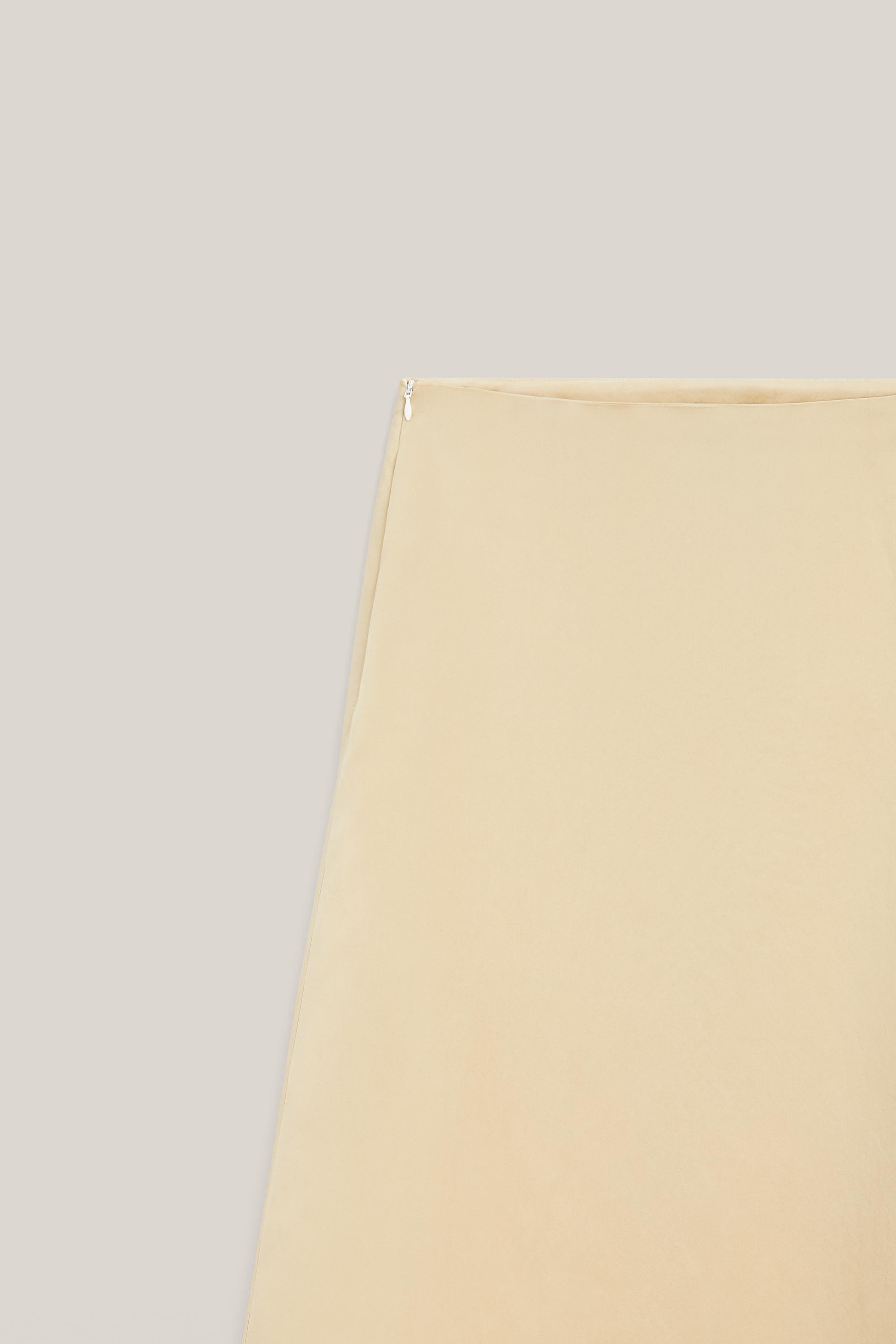 Flowing midi pareo skirt - LIMITED EDITION — MUSTARD YELLOW