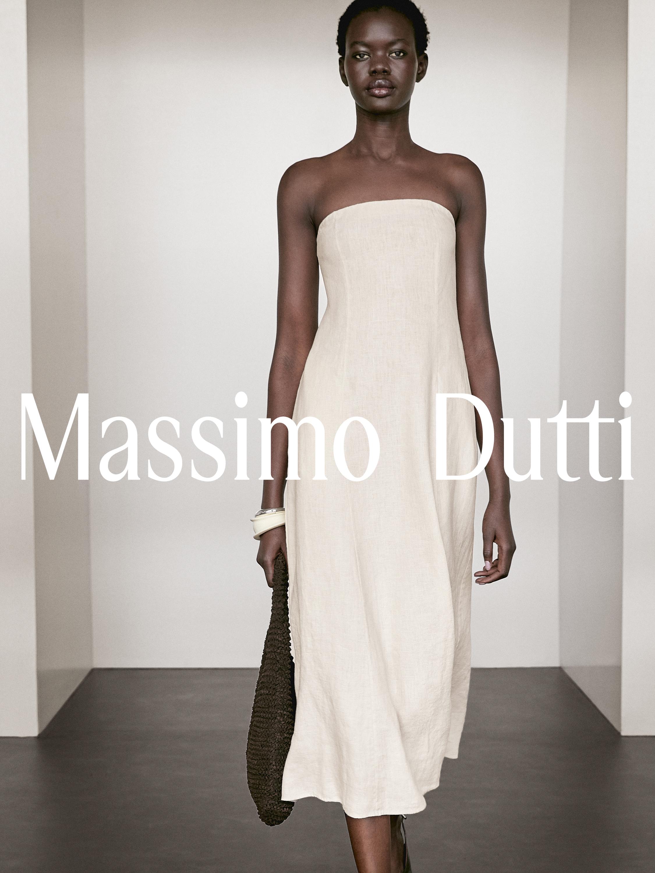 Long strapless dress